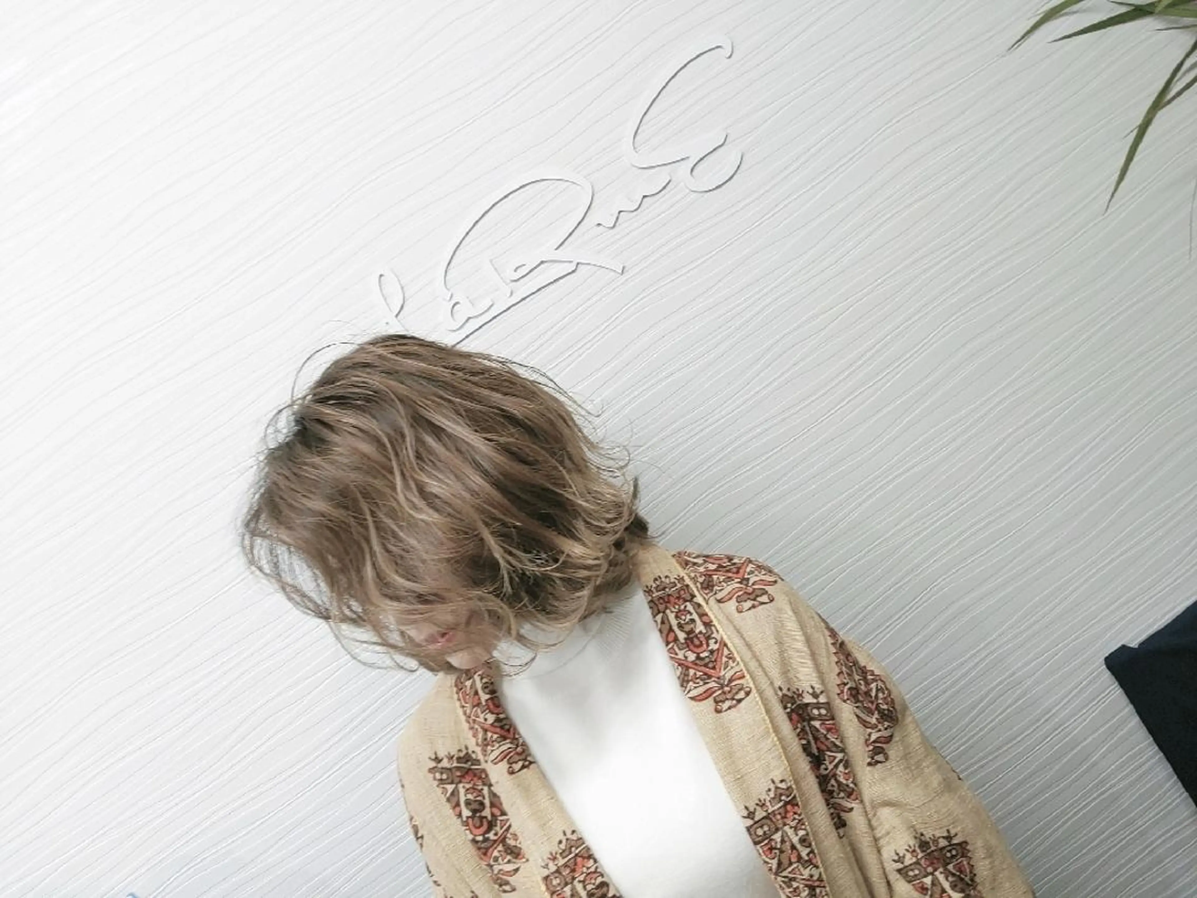 ミディアム ハイライト LaRmE 代表　穂原大和のヘアスタイル