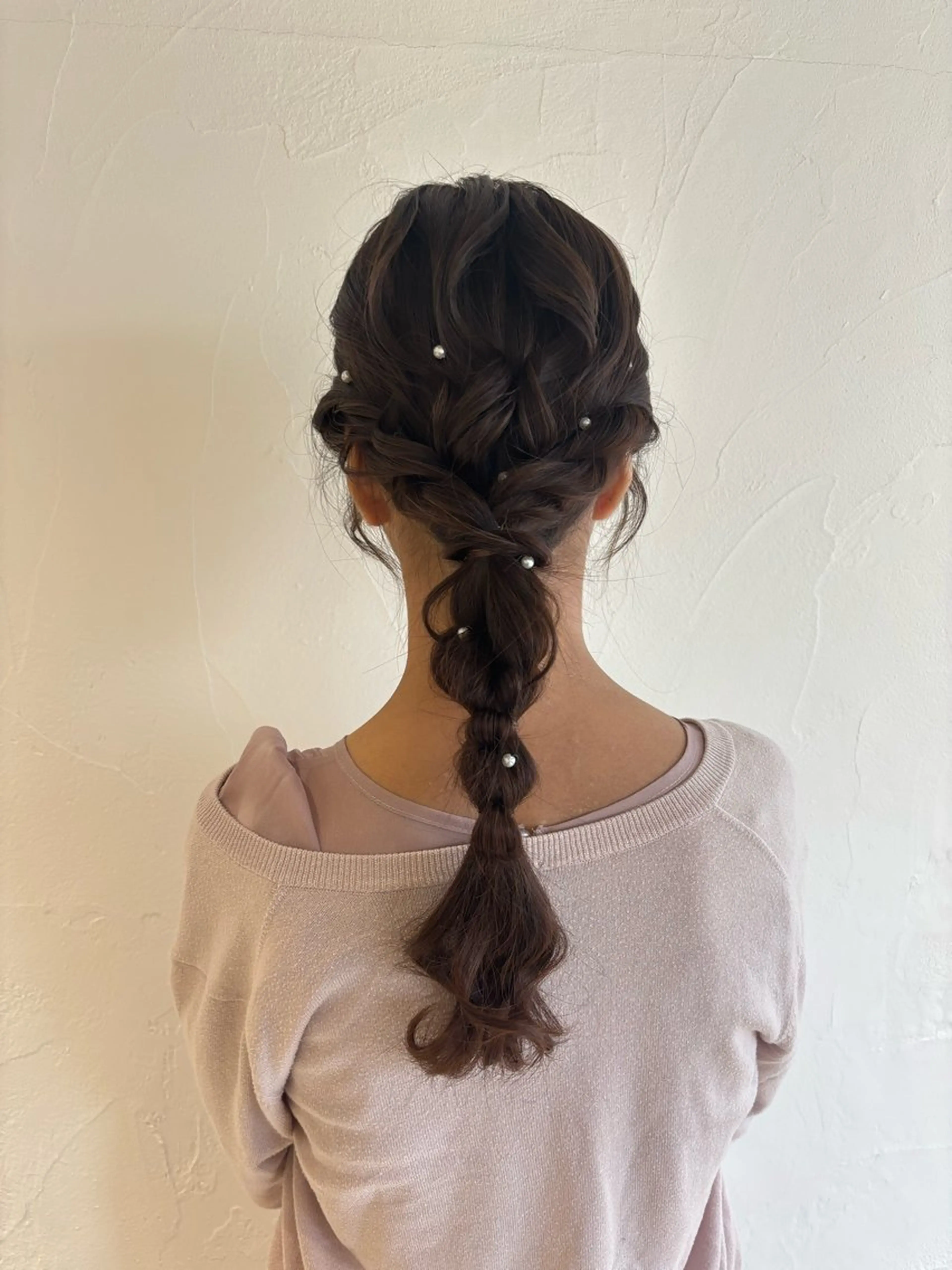 ヘアアレンジ ヘアセット 髪質改善/暗髪カラー ヘアアレンジ/ｽﾐﾚのヘアスタイル