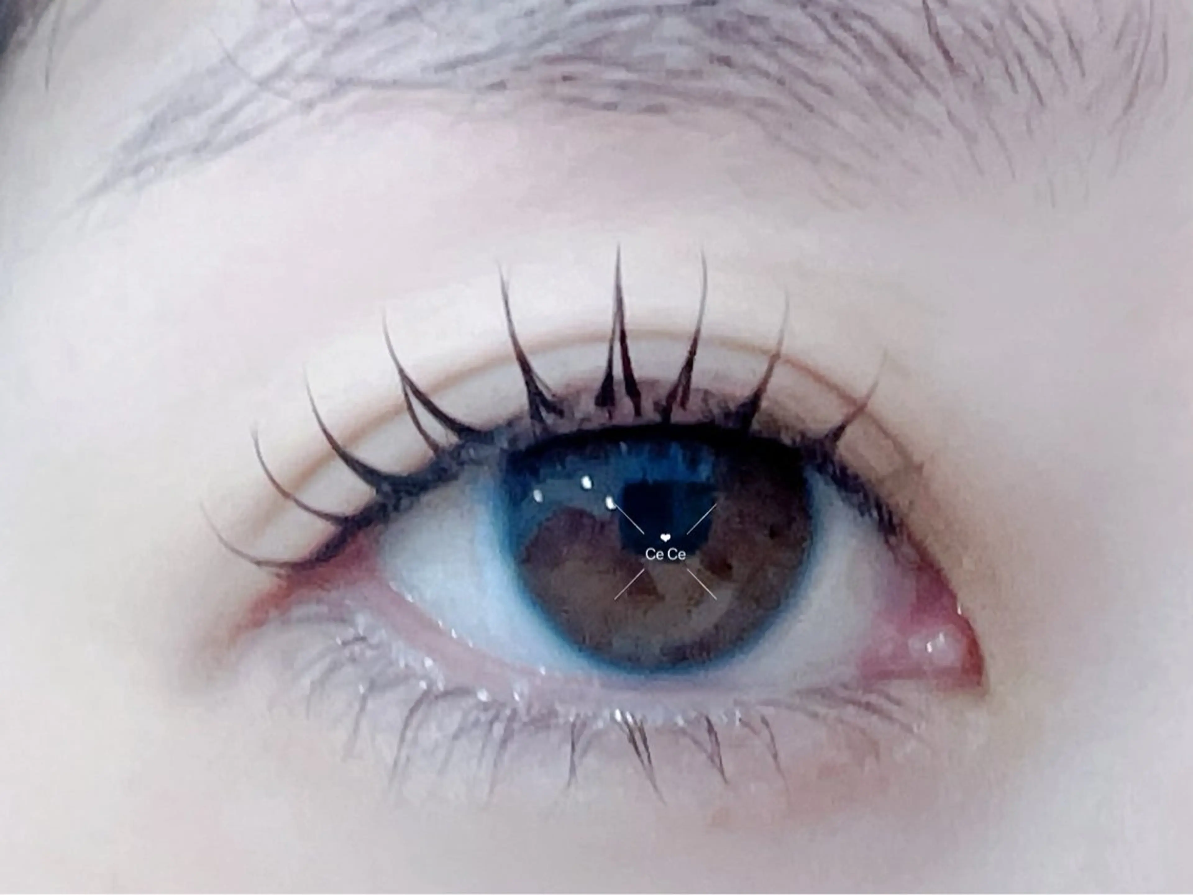 パーマ CeCeまつげパーマ マツエク❣️パリエクのネイルデザイン