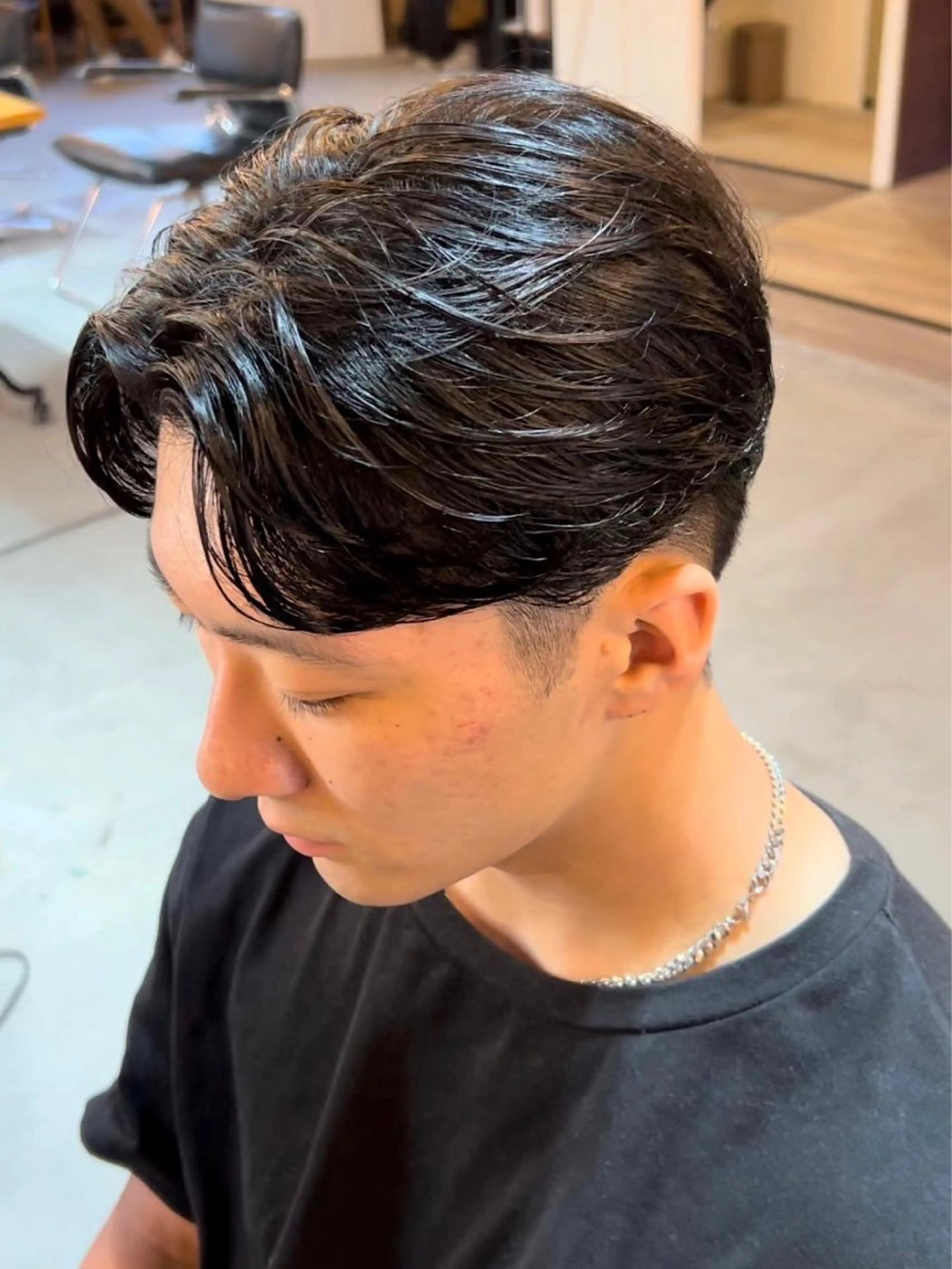 パーマ メンズ メンズスタイル 完全再現/仁翔のヘアスタイル