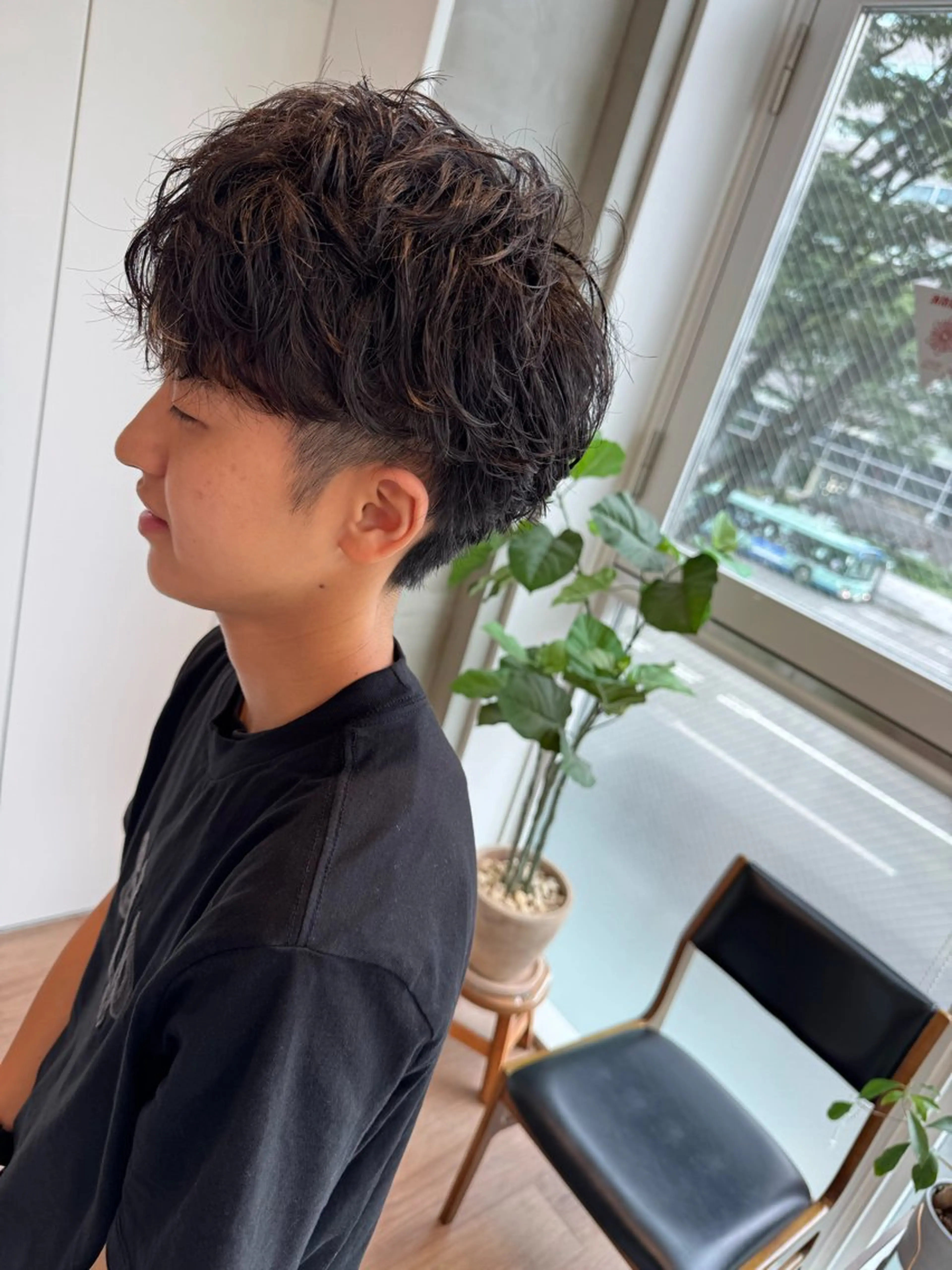パーマ メンズ メンズパーマ yoshi (高橋福博)のヘアスタイル