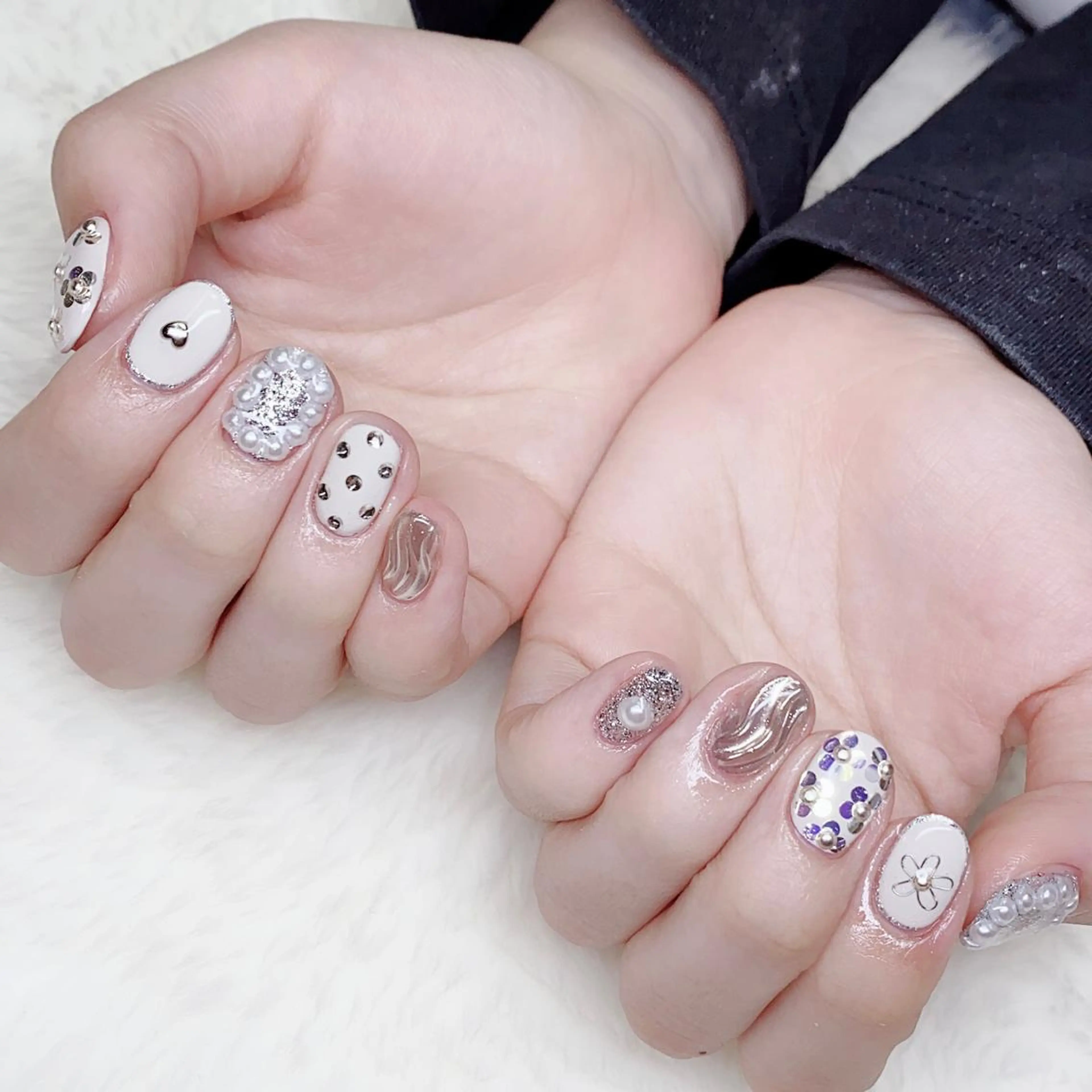 ネイル アートネイル ジェルネイル ニュアンスネイル パラジェル NAIL by STARry 川口のネイルデザイン