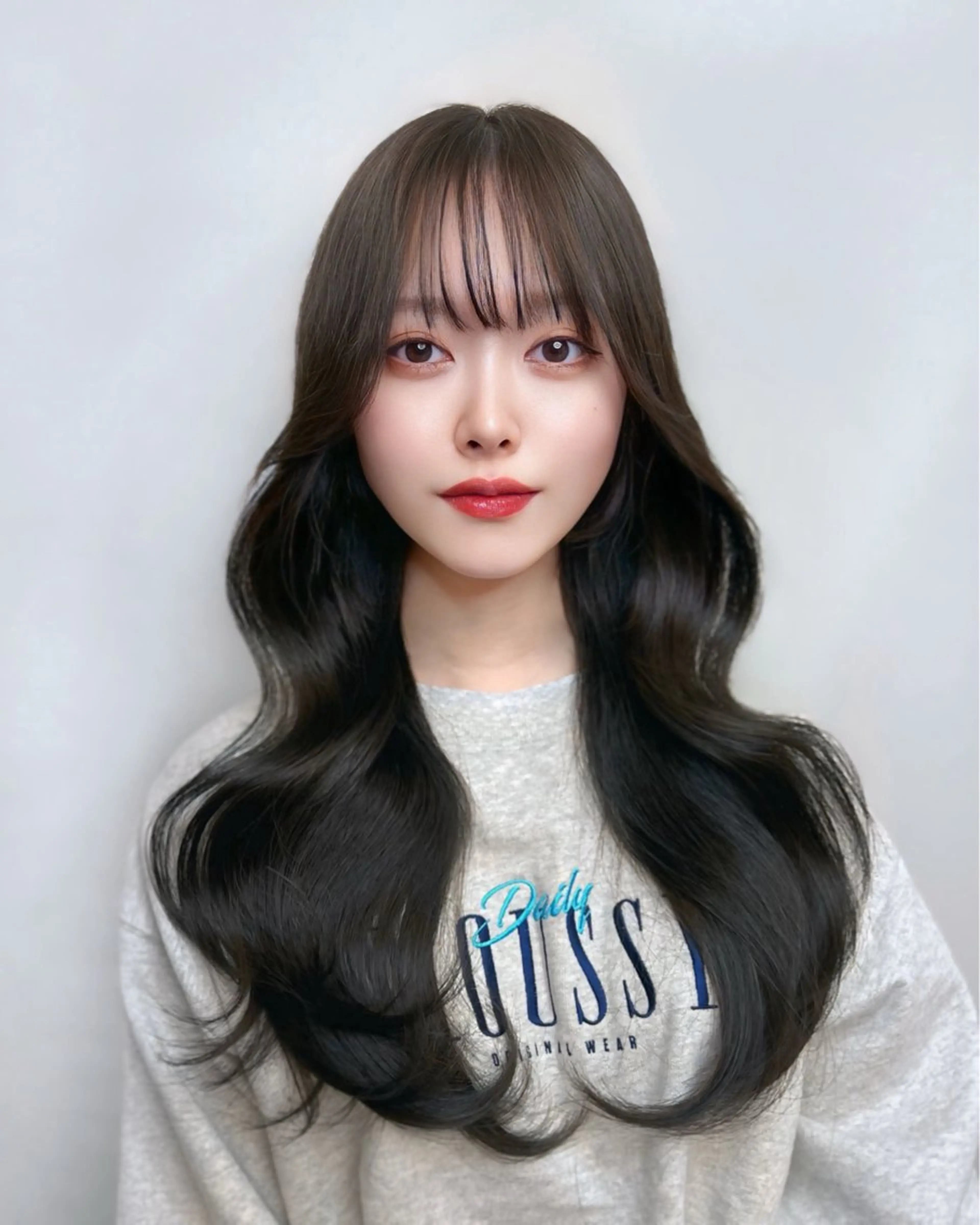 セミロング カラー 韓国風ヘア トリートメント カット ヘアカラー トリートメント 🏅韓国ヘア/新宿/ レイヤー/KSukeのヘアスタイル