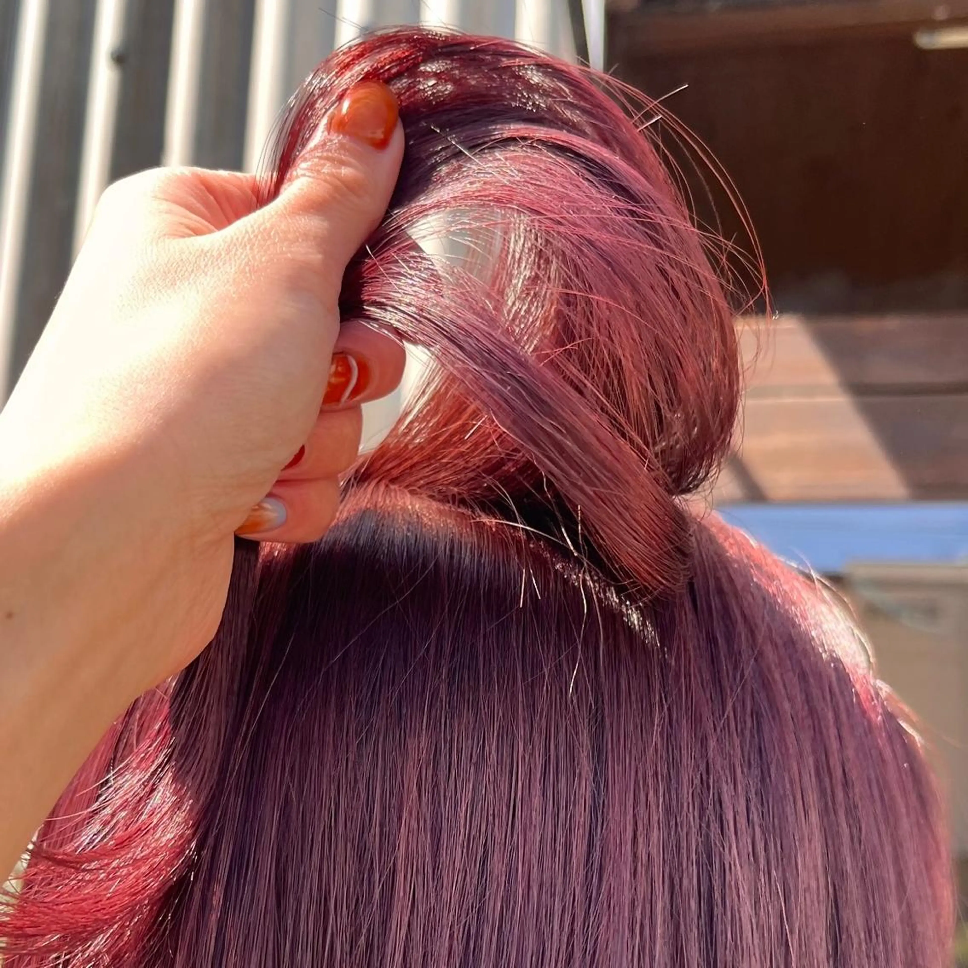 ミディアム カラー 中村 友香のヘアスタイル