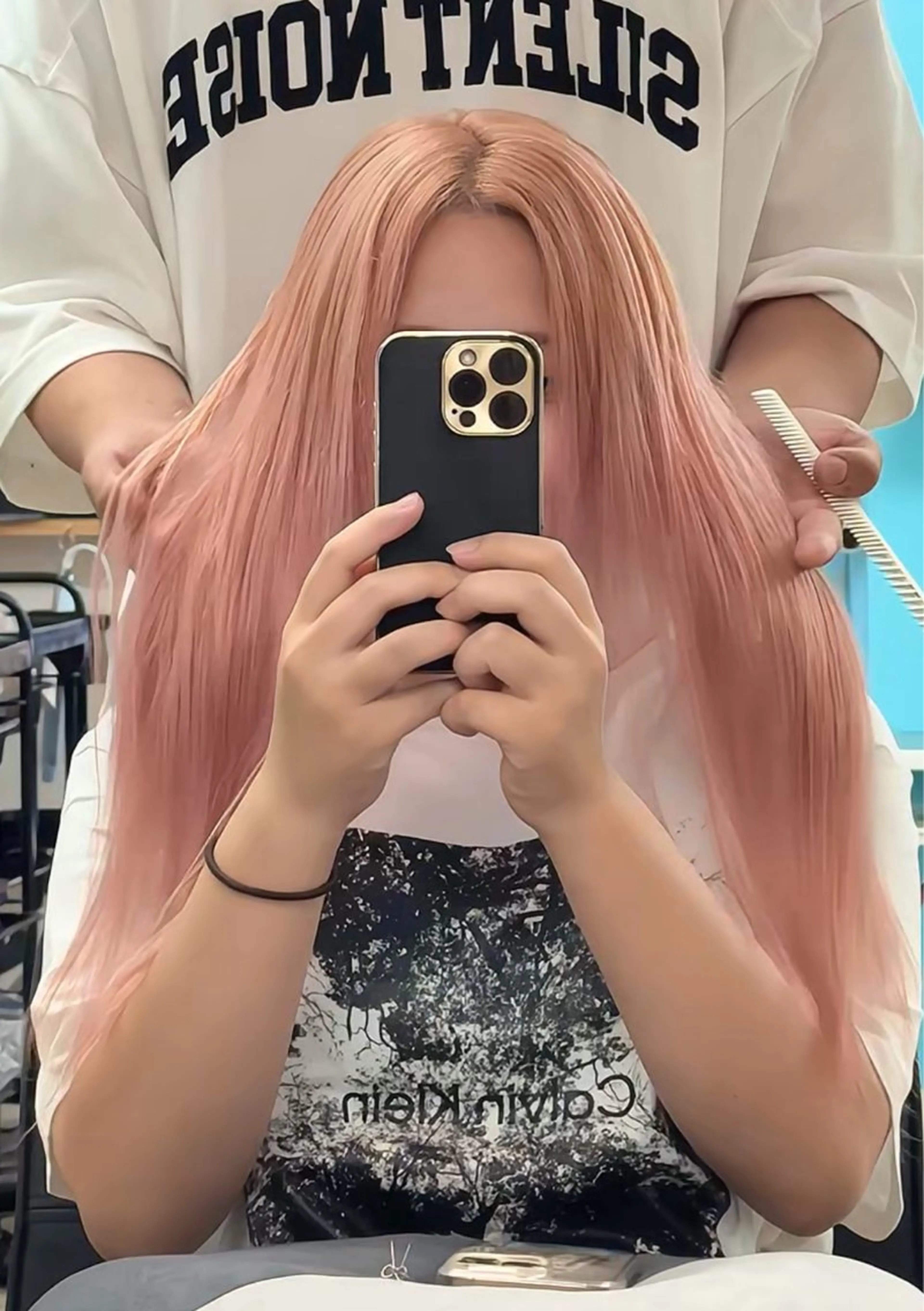 【大学生・美容学生限定💄】ピンクベージュクーポン🩷・ケアブリーチ＋ピンクベージュカラー＋トリートメント💊の写真