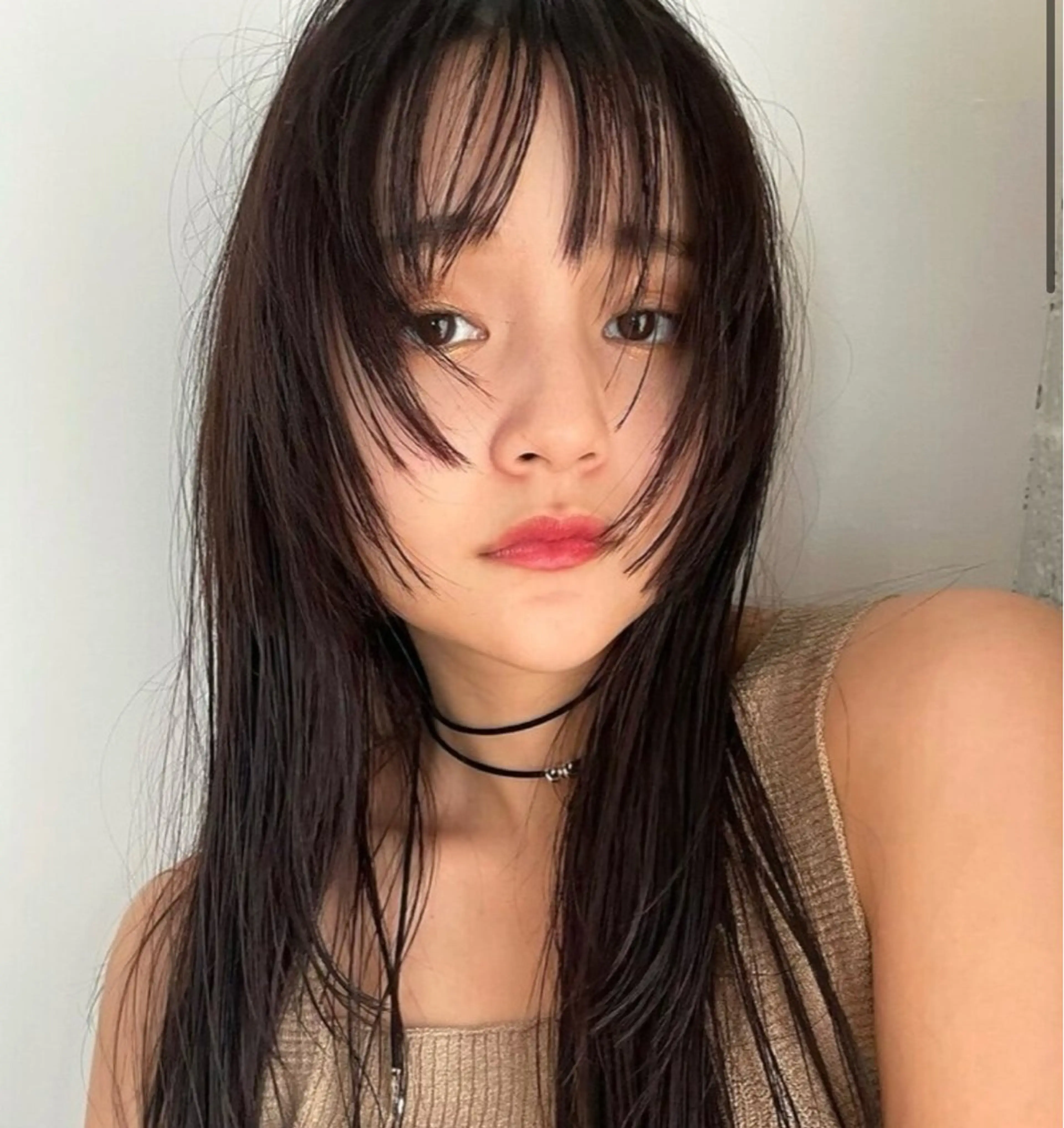 ロング 顔まわりレイヤー 顔周りカット レイヤーカット レイヤー／ボブ ケアカラー/ヒナノのヘアスタイル