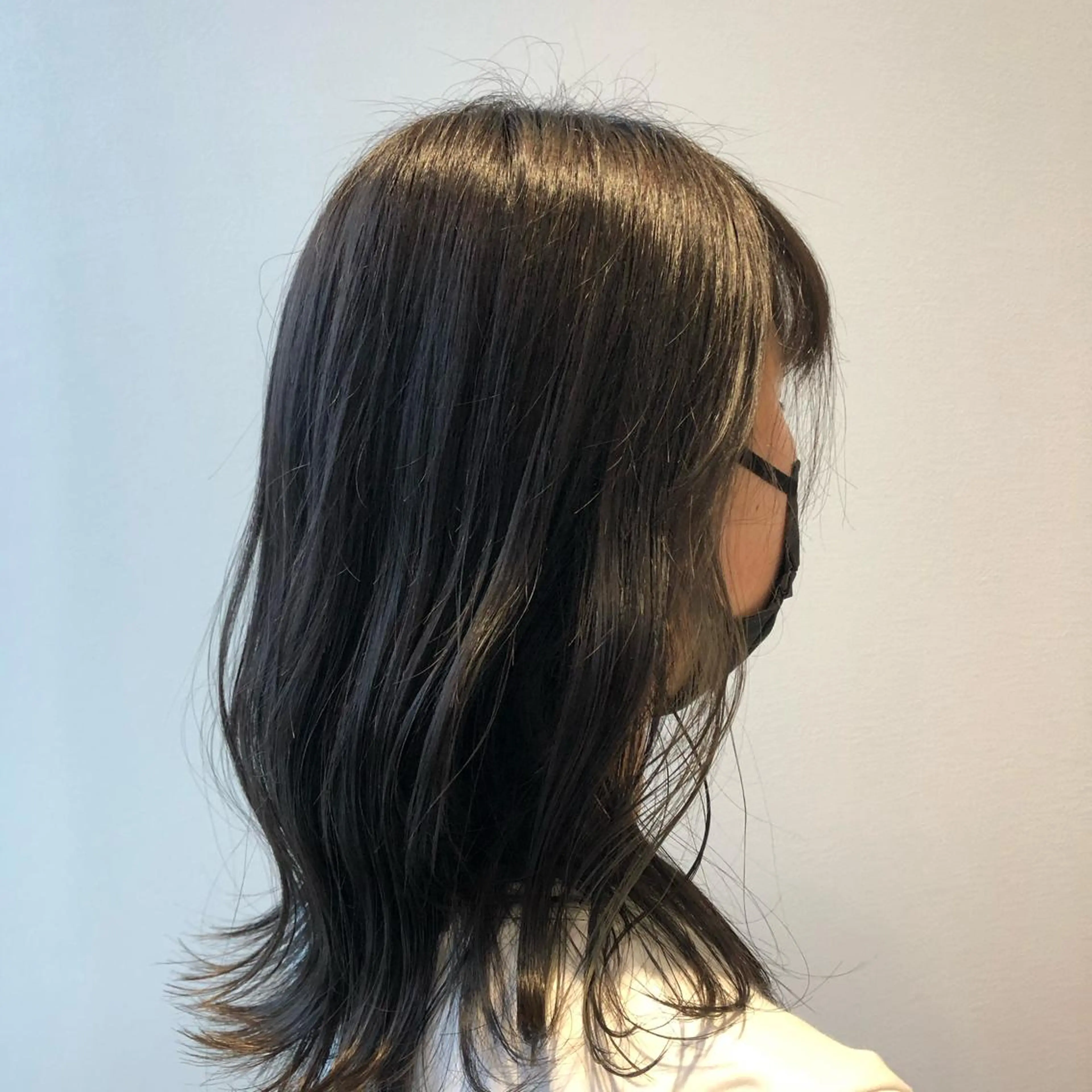 セミロング カラー ヘアカラー 堀 ゆきみのヘアスタイル