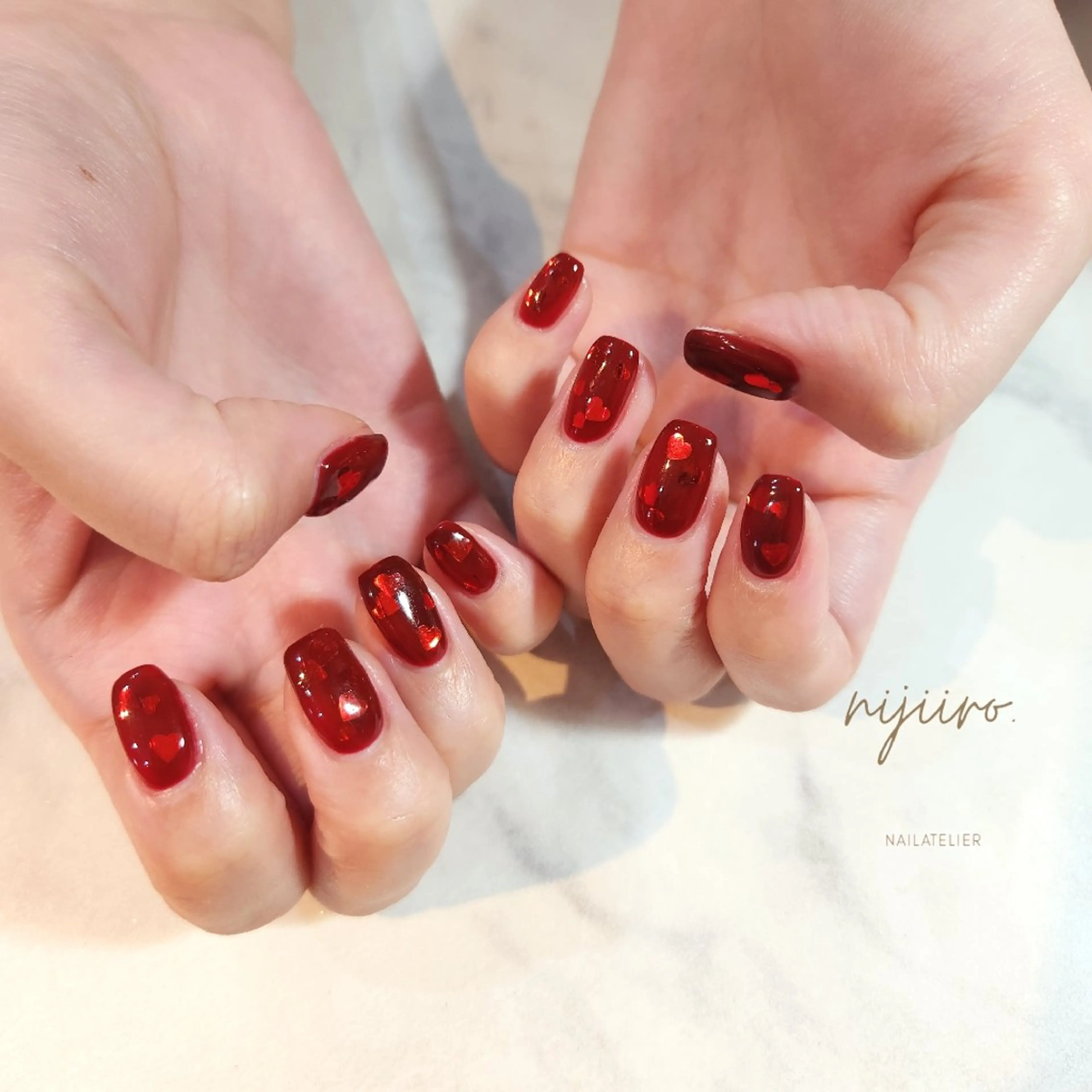 ネイル ハンドネイル nailatelier nijiiro.所属・nijiiro🌈 サトウのネイルデザイン
