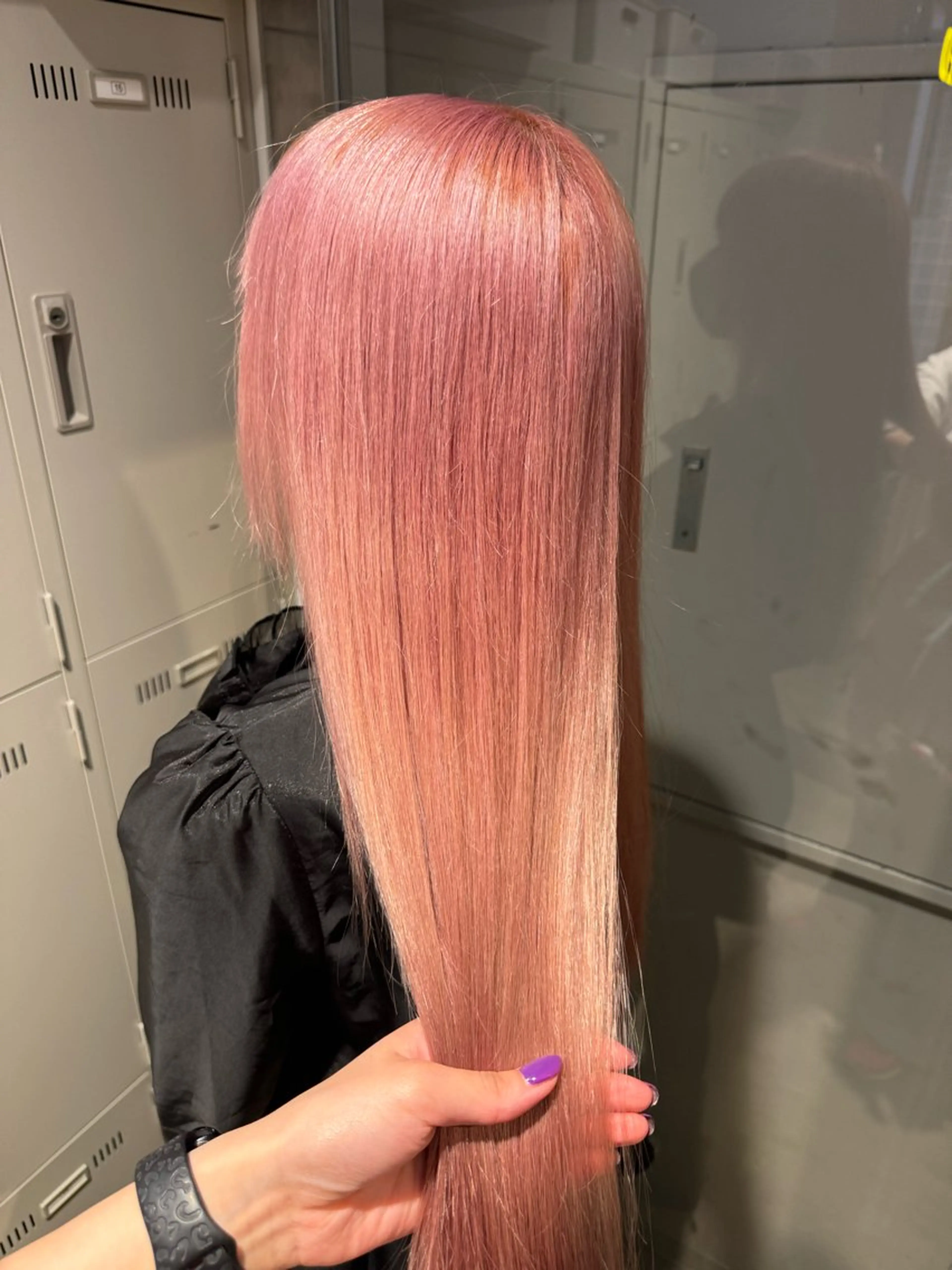 ロング カラー パーマ ヘアアレンジ メンズ キッズ 🍒暖色系 カラー🍒MEIのヘアスタイル