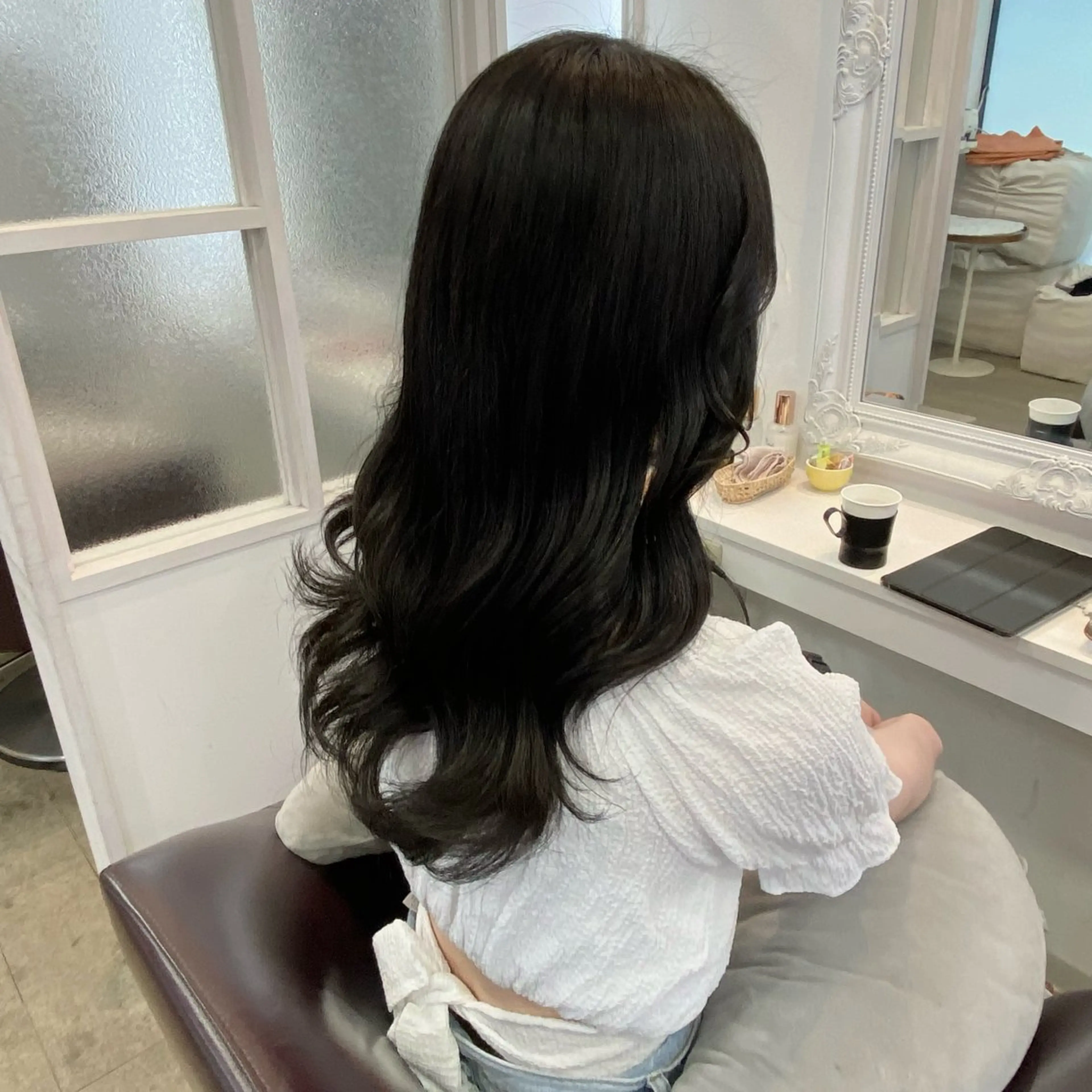 ロング カラー ブルーカラー ヘアカラー 山口 沙織 /大森🪞🎀のヘアスタイル