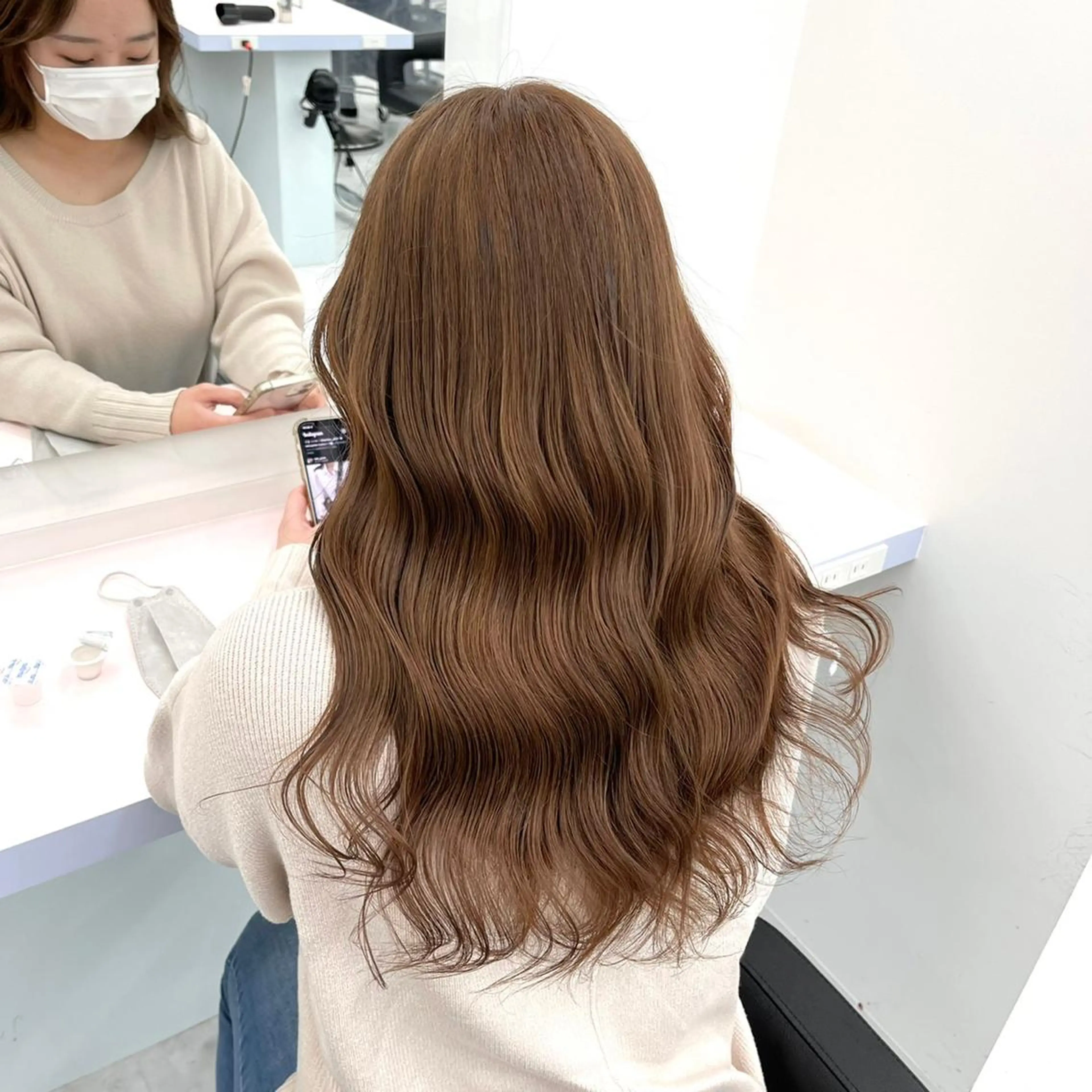 ロング カラー ヘアカラー トリートメント ヘッドスパ ヘアセット お客様満足No.1 🌈Neneのヘアスタイル