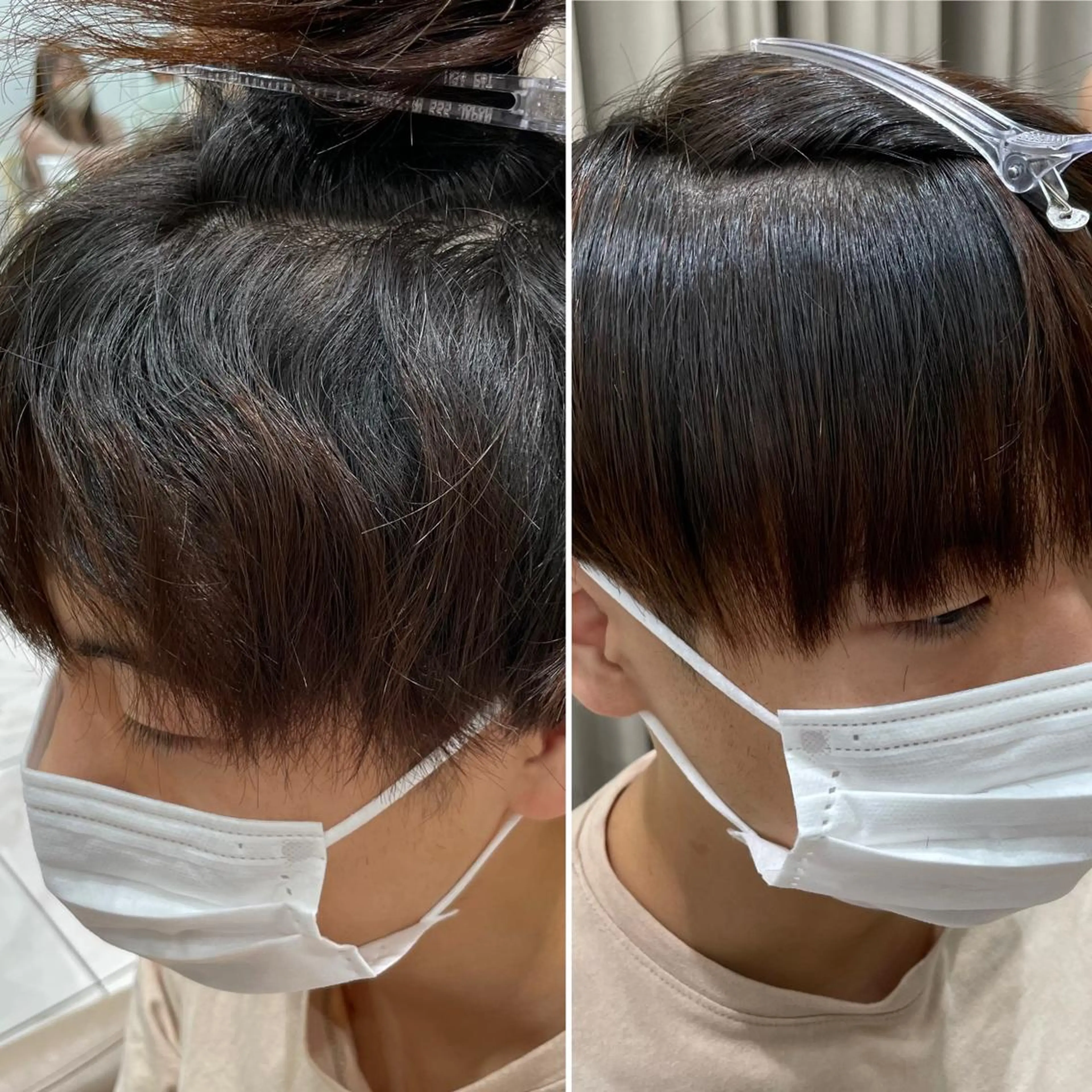 ショート パーマ メンズ カット 縮毛矯正 【メンズ縮毛矯正】 田中秀斗のヘアスタイル