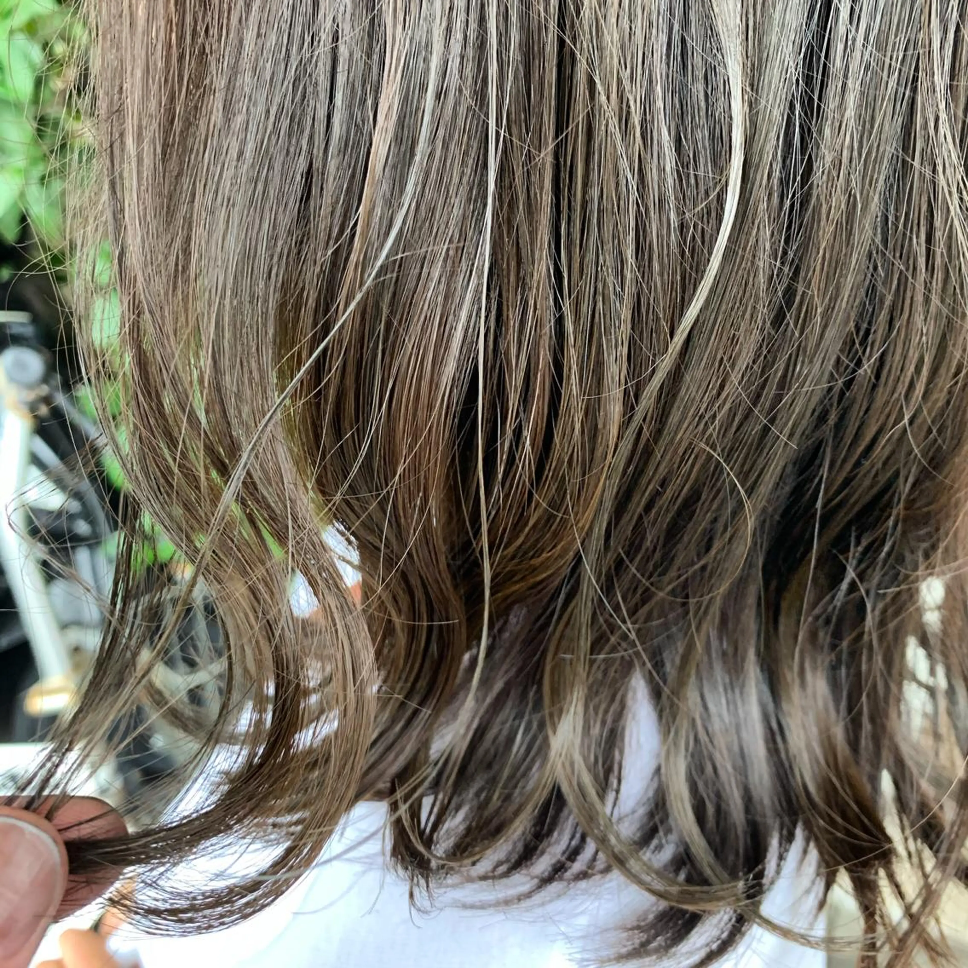 ミディアム カラー ヘアカラー 四ッ井 翔のヘアスタイル