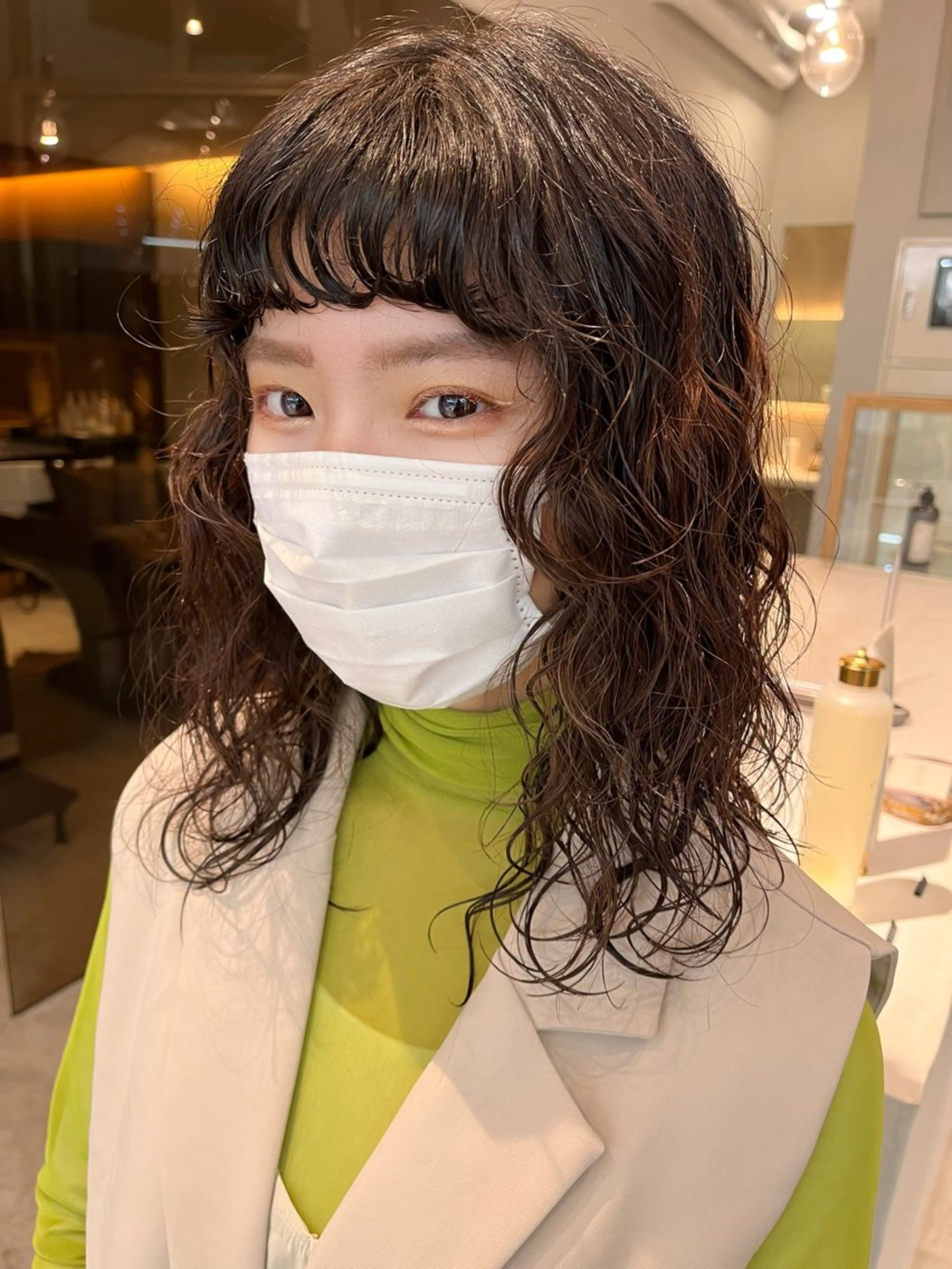 カット＋前髪パーマの写真
