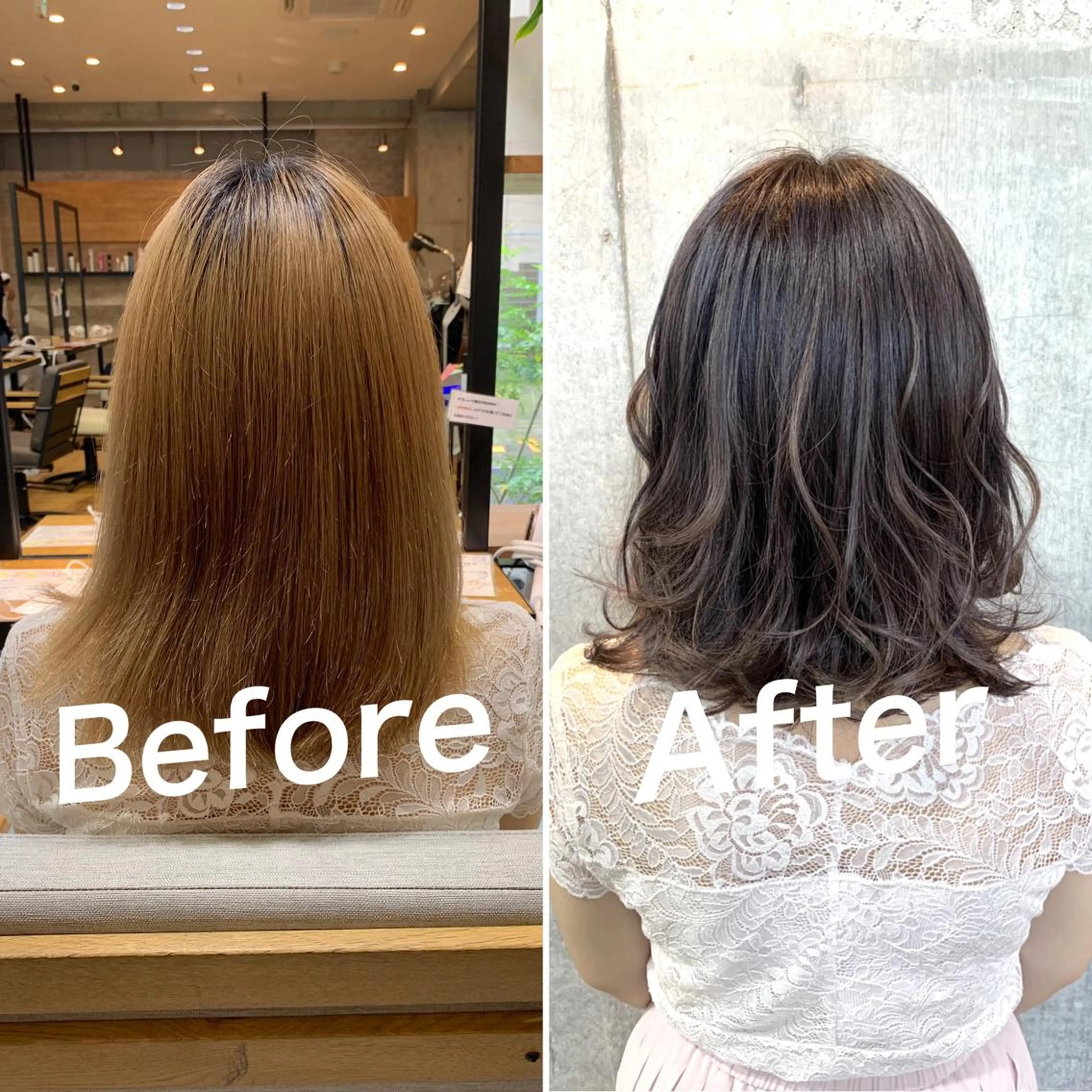 カラー カット トリートメント 佐瀬 竜矢プライマル /サロンマネージャーのヘアスタイル