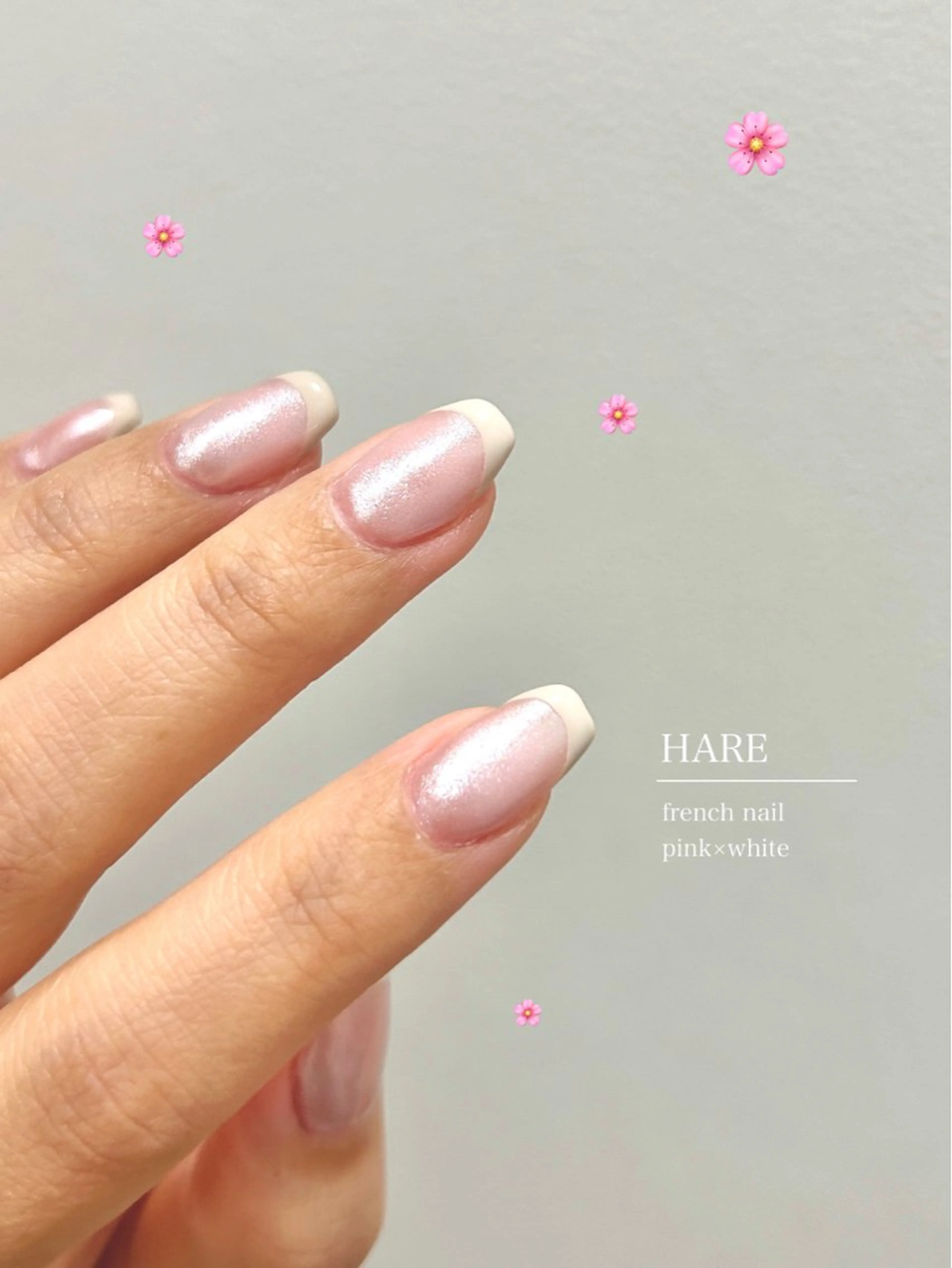 ネイル フレンチネイル ハンドネイル hali’a nailのネイルデザイン