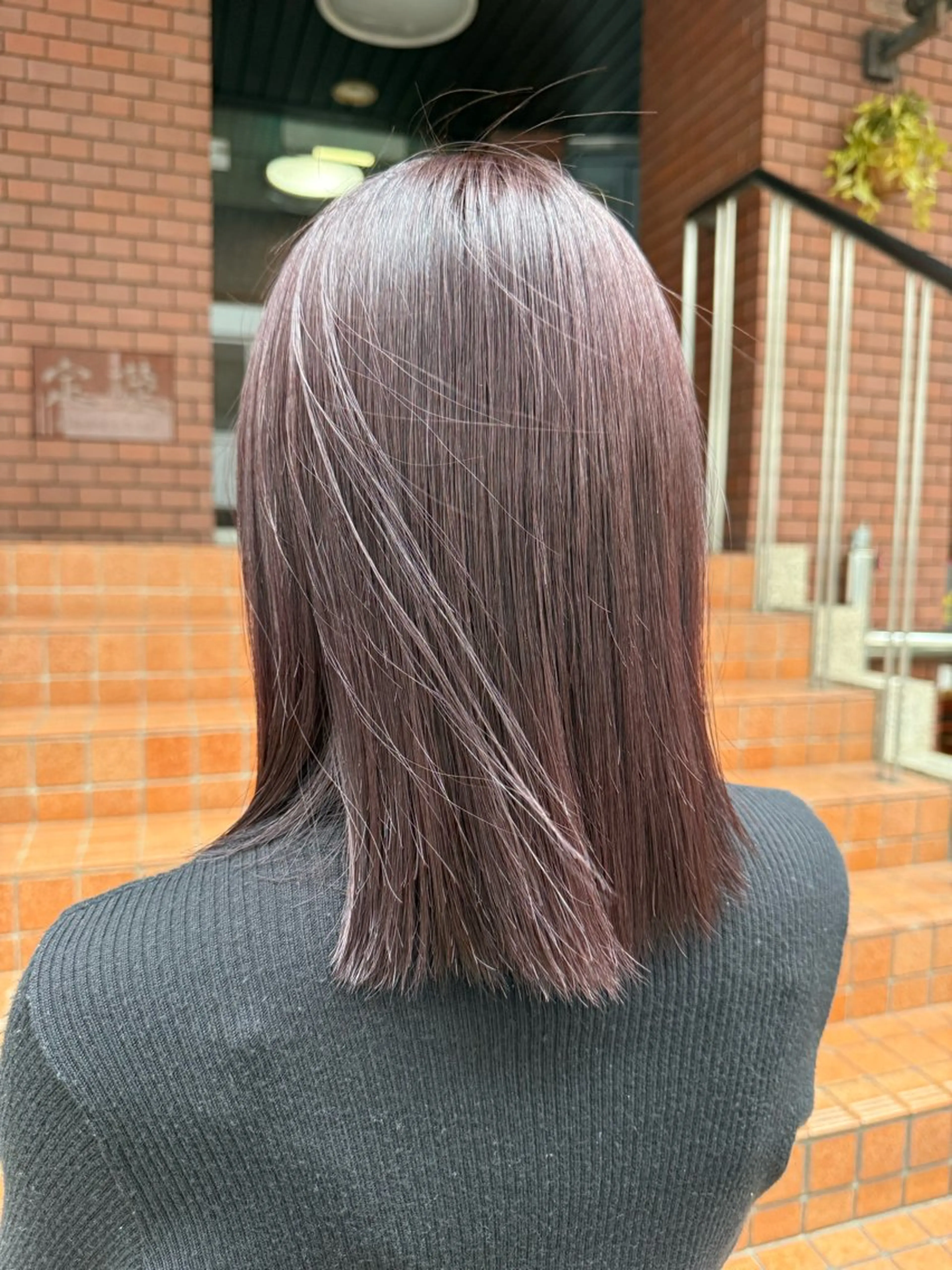 ミディアム ヘアカラー green ueno所属・ウチダ 🦖✨艶カラーのヘアスタイル