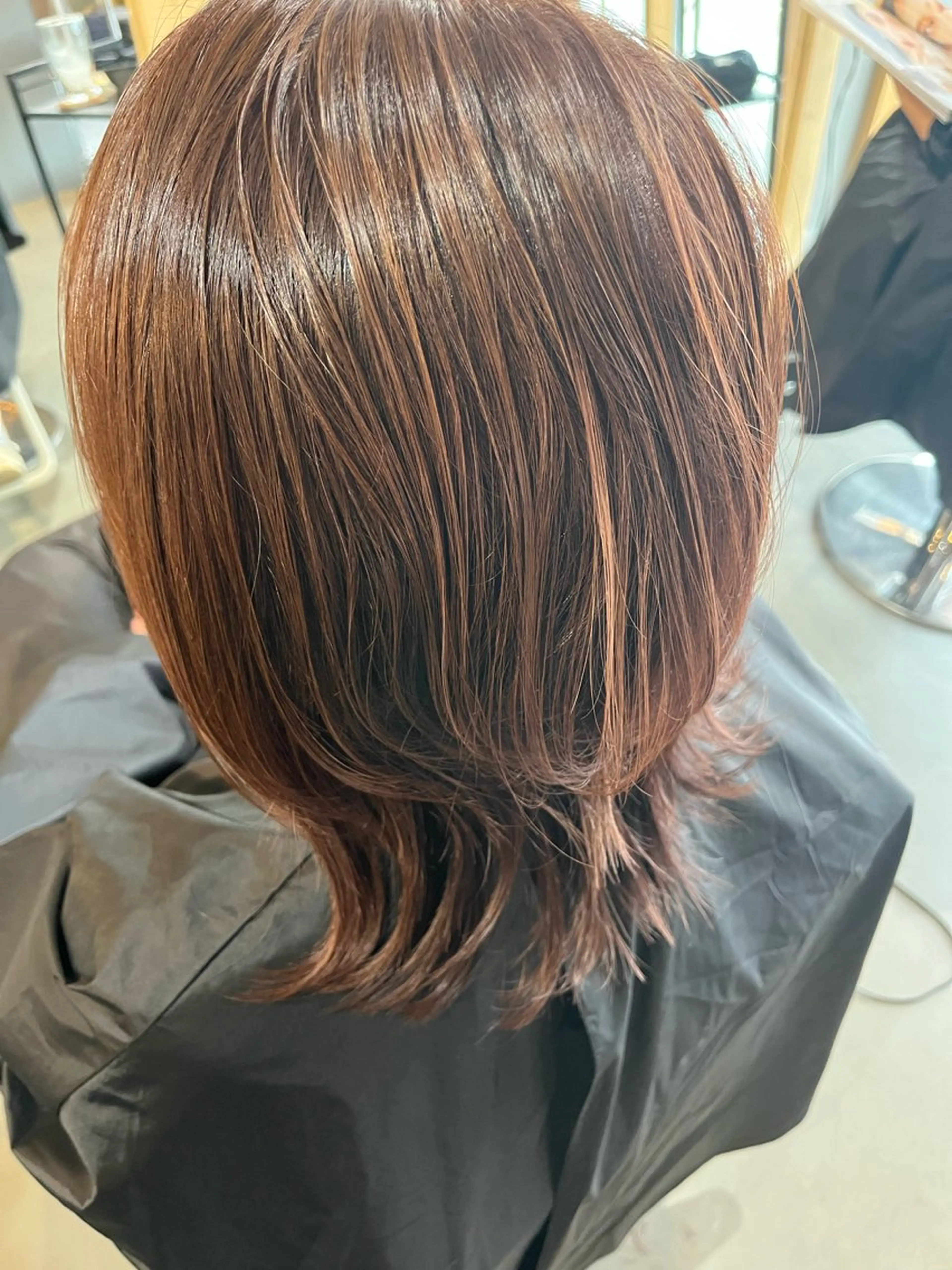 ミディアム カラー カット ALBAfromAletta所属・ALBAfrom Aletta❁久木のヘアスタイル