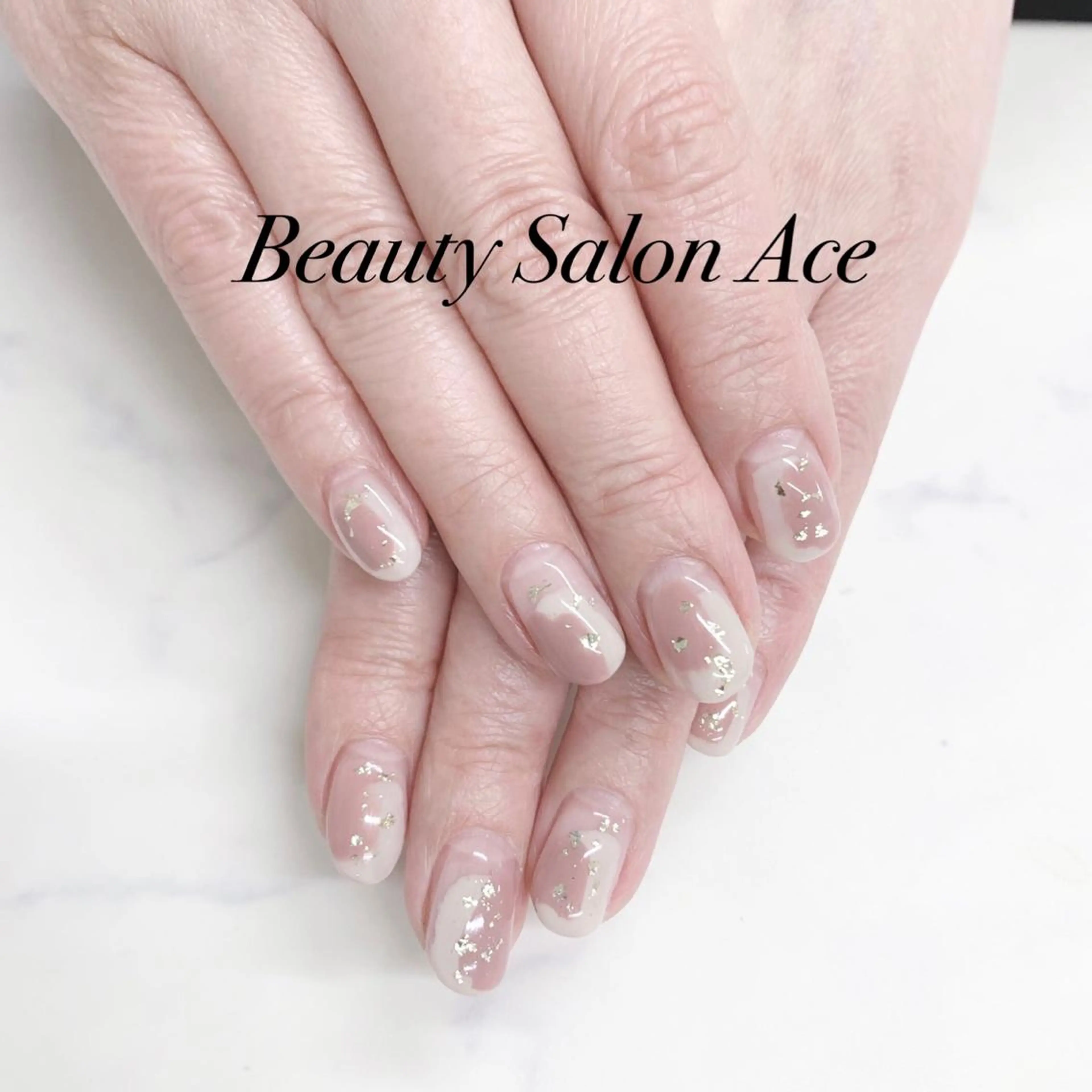 ネイル メンズネイル ニュアンスネイル 春ネイル Beauty Salon Ace（ネイルサロン　エース）所属・池袋フィルイン Ace♡長さだしのネイルデザイン