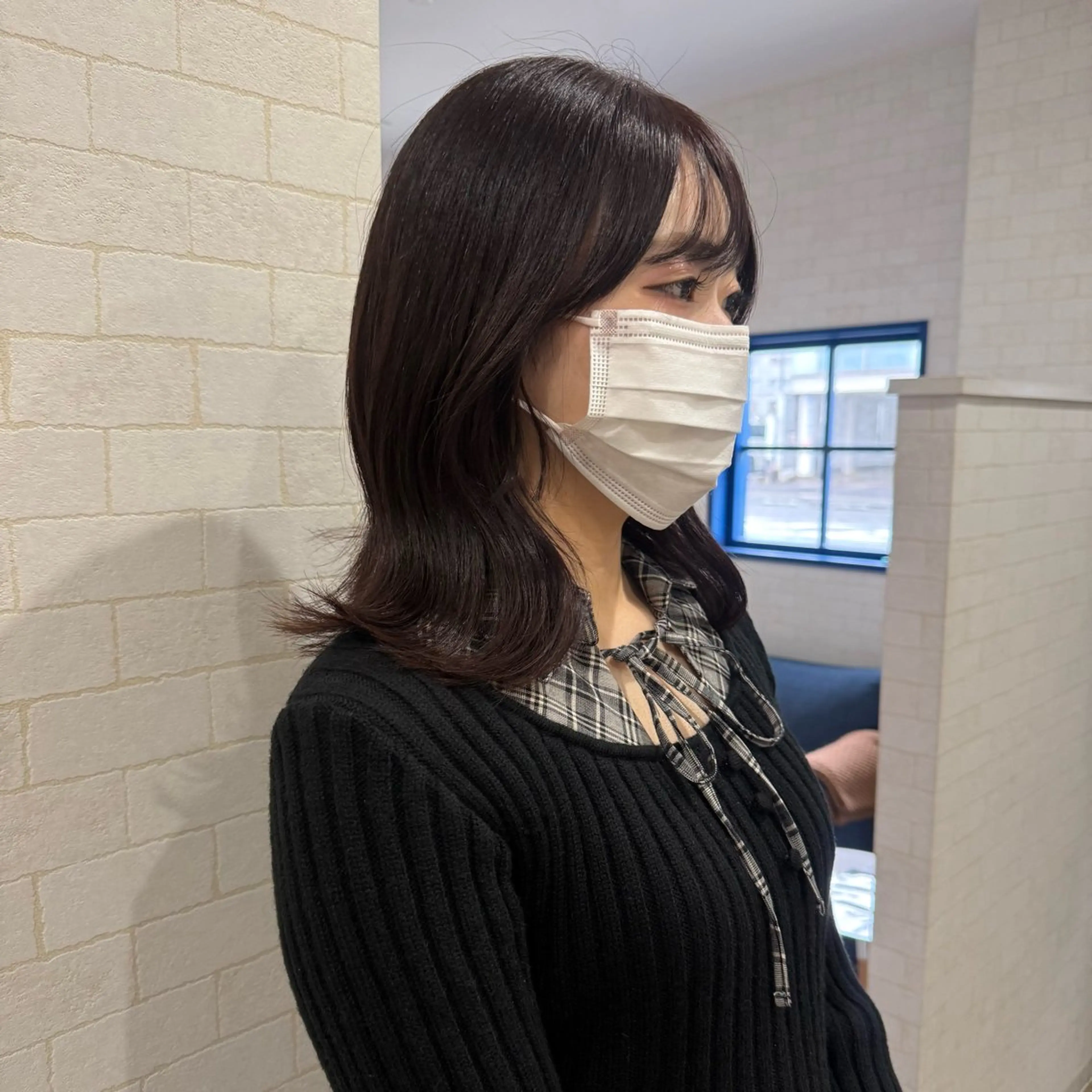 ミディアム カット ヘアカラー CHEMIR所属・山川 由來のヘアスタイル