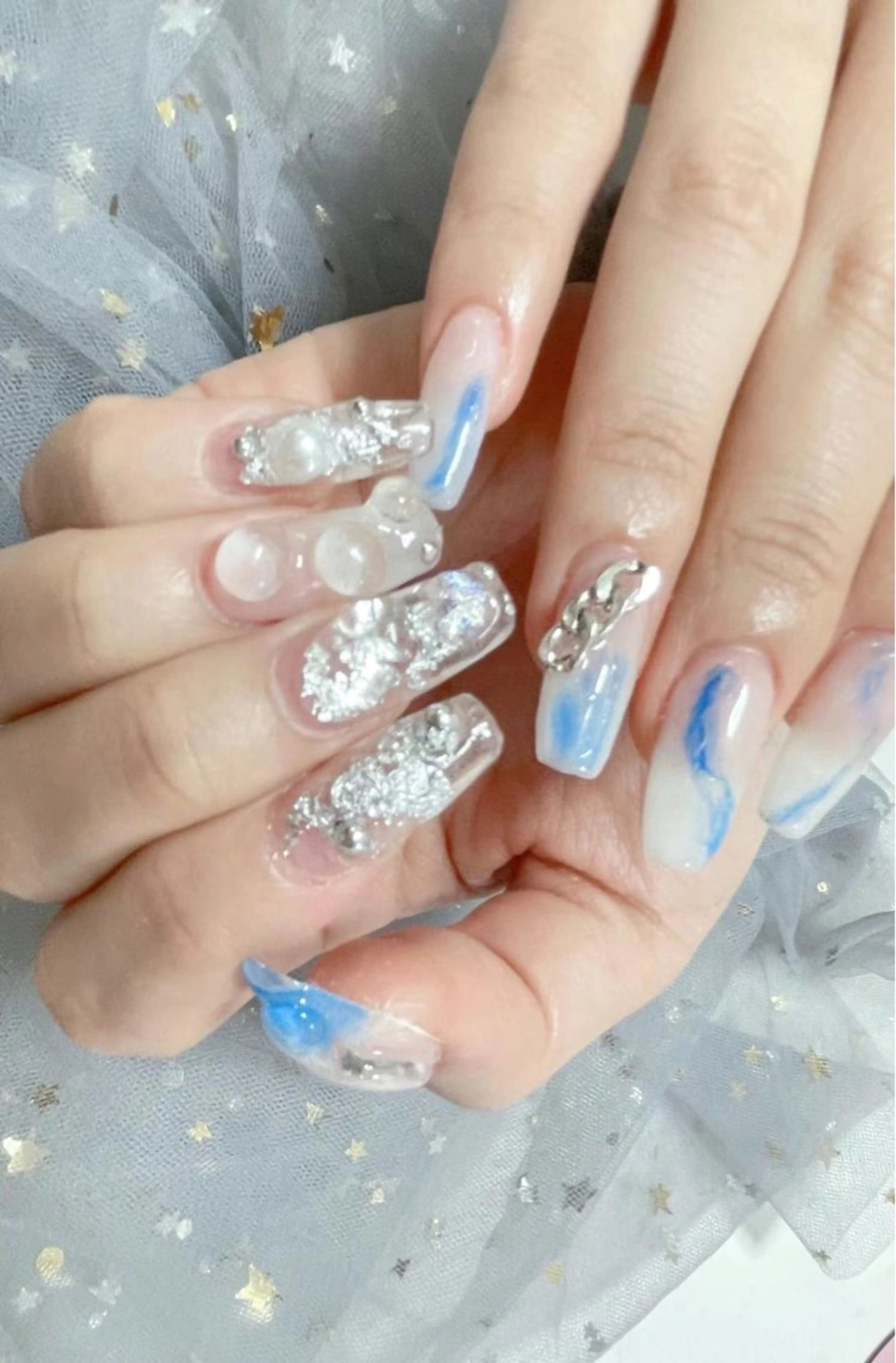 ネイル 持ち込み ワンホンネイル 🎀ネイルサロン エクラYUI🎀のネイルデザイン