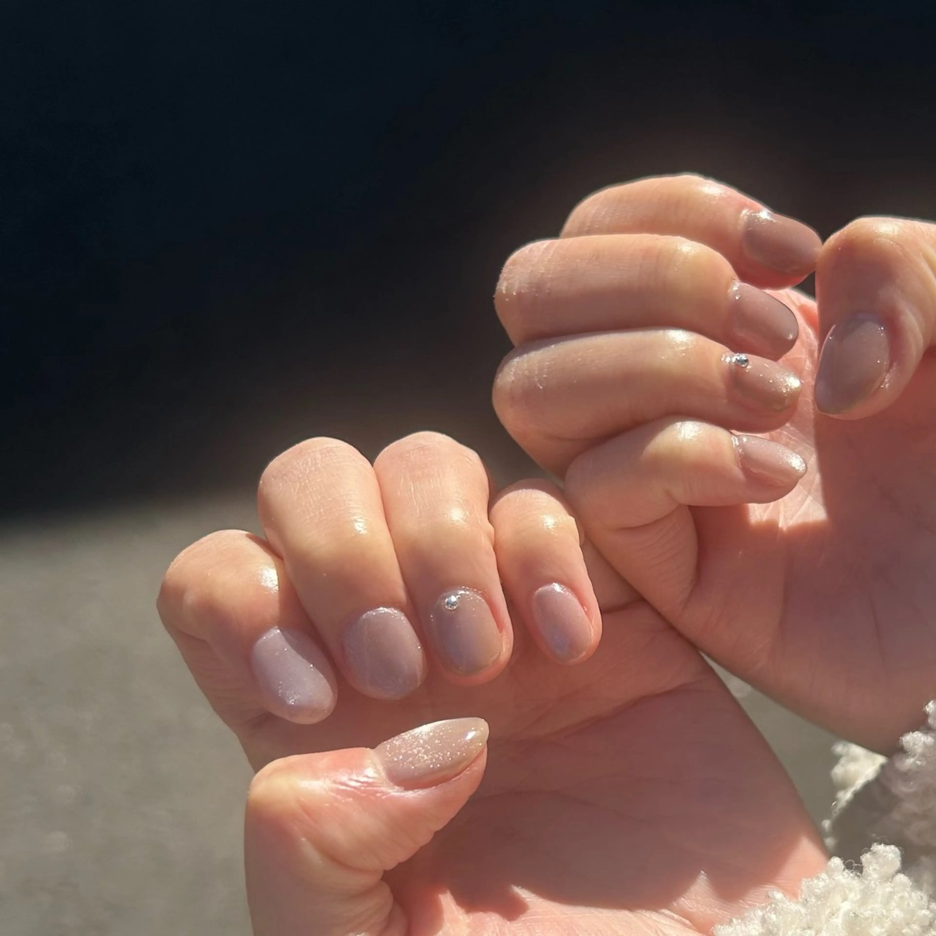 ショート ハンドネイル yumi 溝の口nailのネイルデザイン