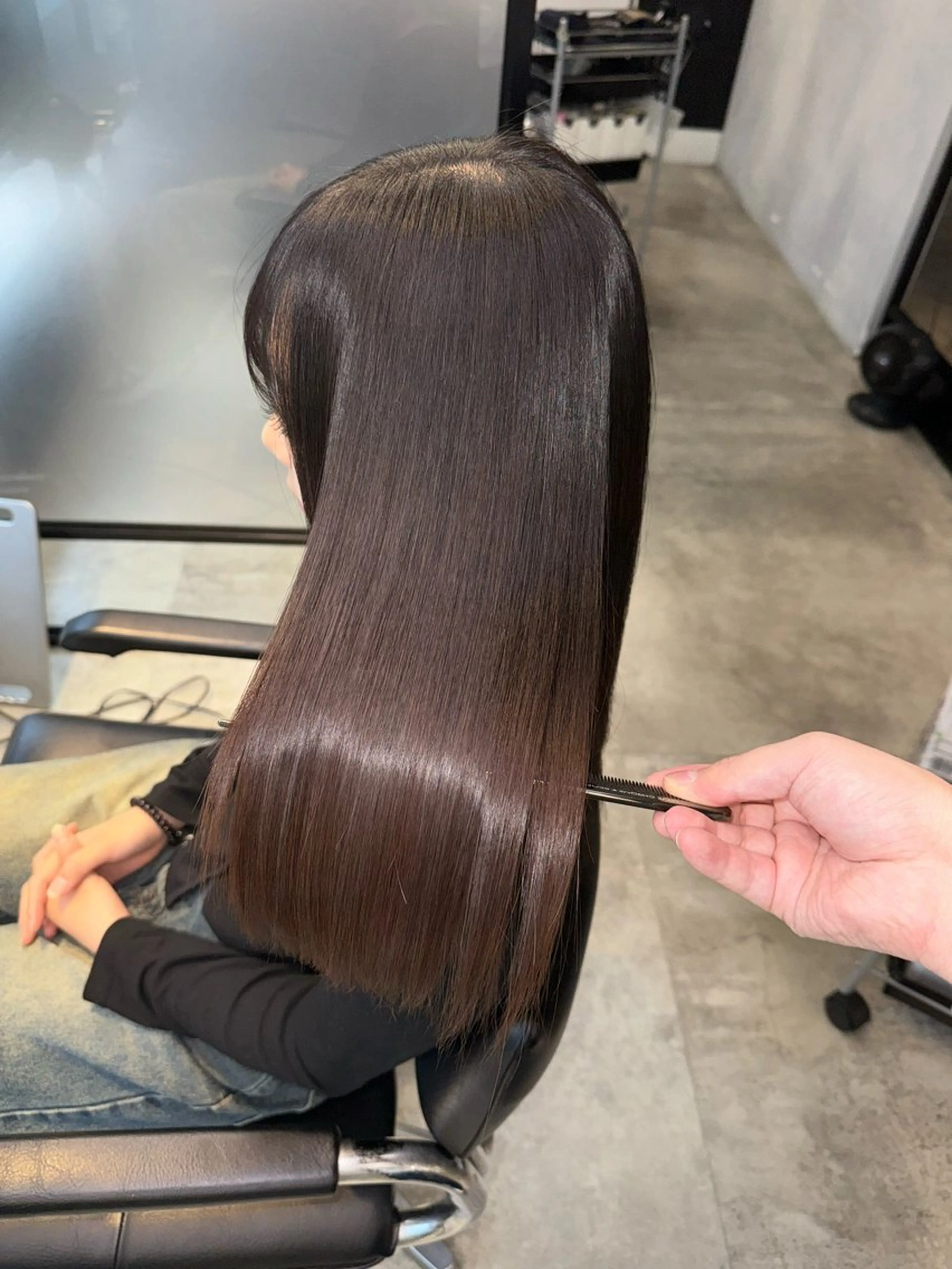 ロング トリートメント ヘアセット 髪質改善/艶髪 🫧佐藤景流🫧のヘアスタイル