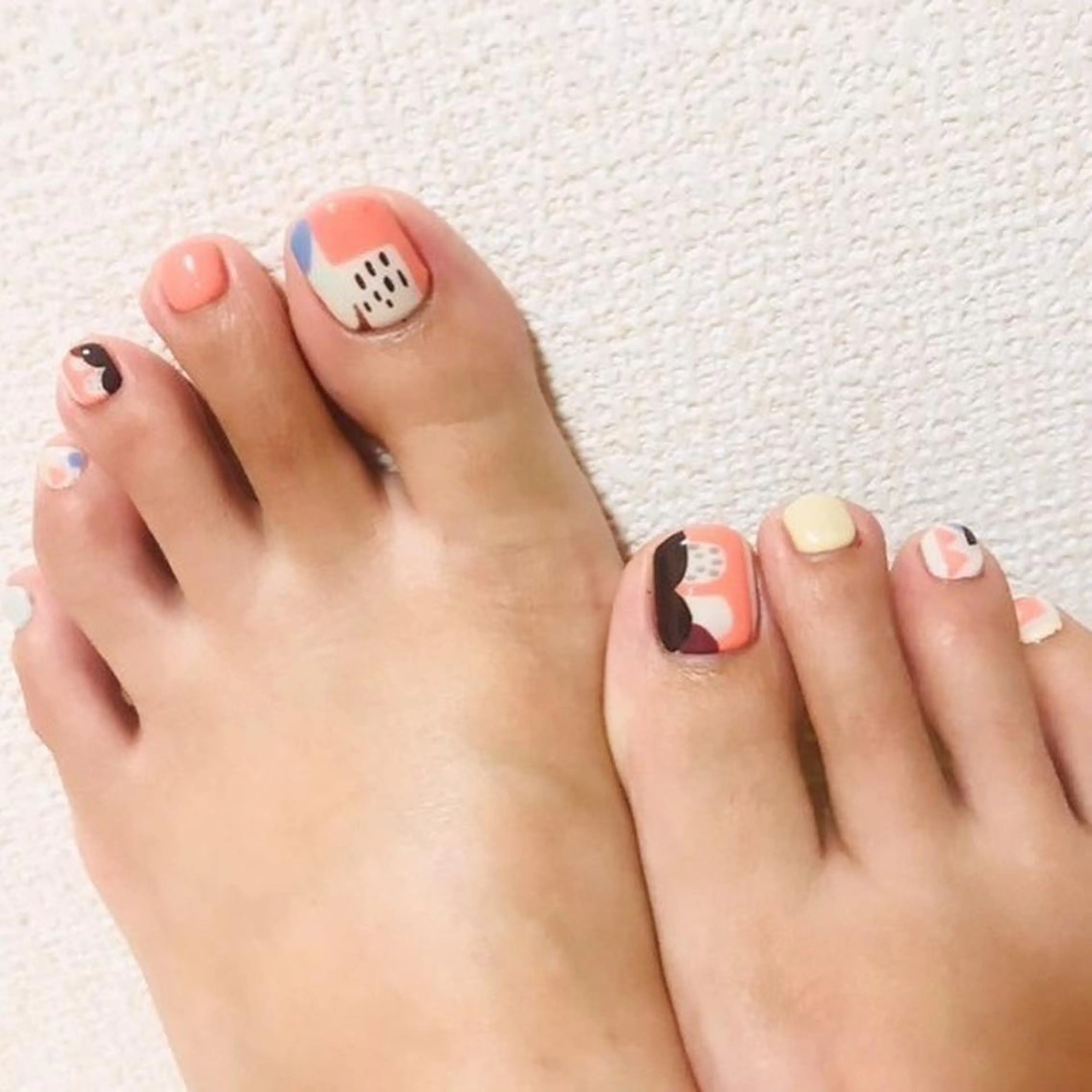 フットネイル 大崎 奈々のネイルデザイン