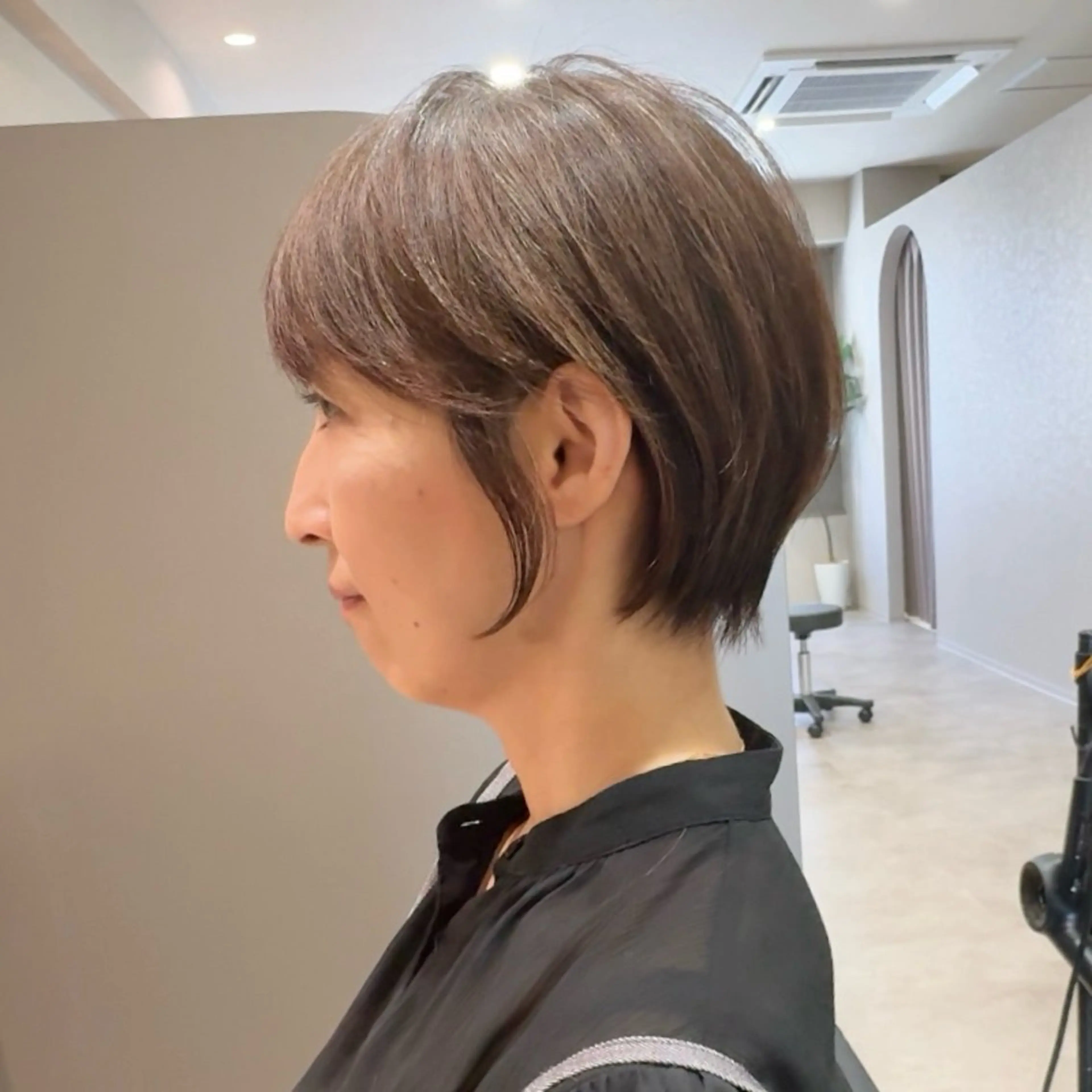 ショート カラー カット ヘアカラー 瀧　元気/ショート/ 白髪ぼかし/髪質改善のヘアスタイル
