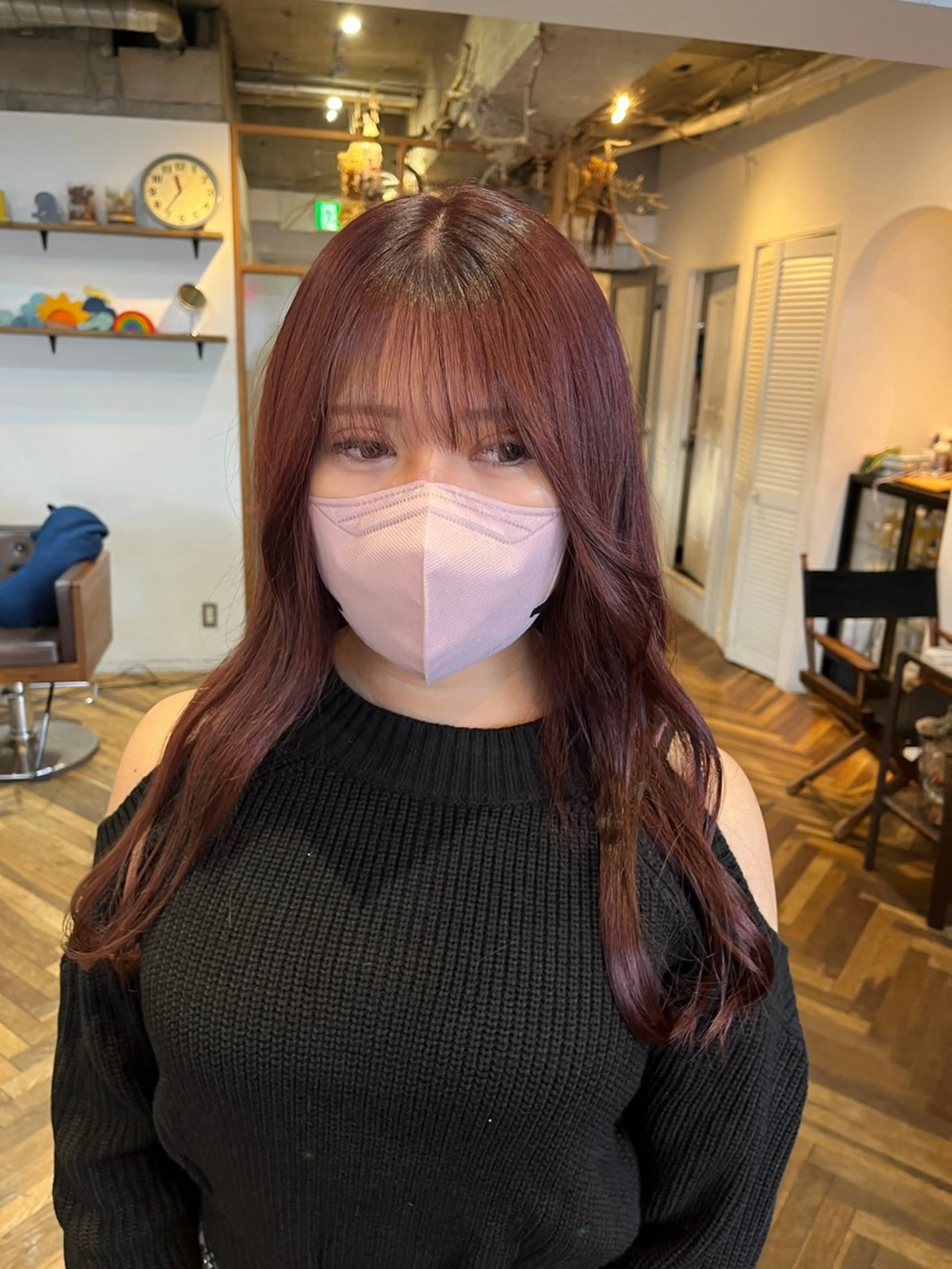 ロング カラー HOMIE TOKYO所属・sora / 渋谷 / ハイトーンのヘアスタイル