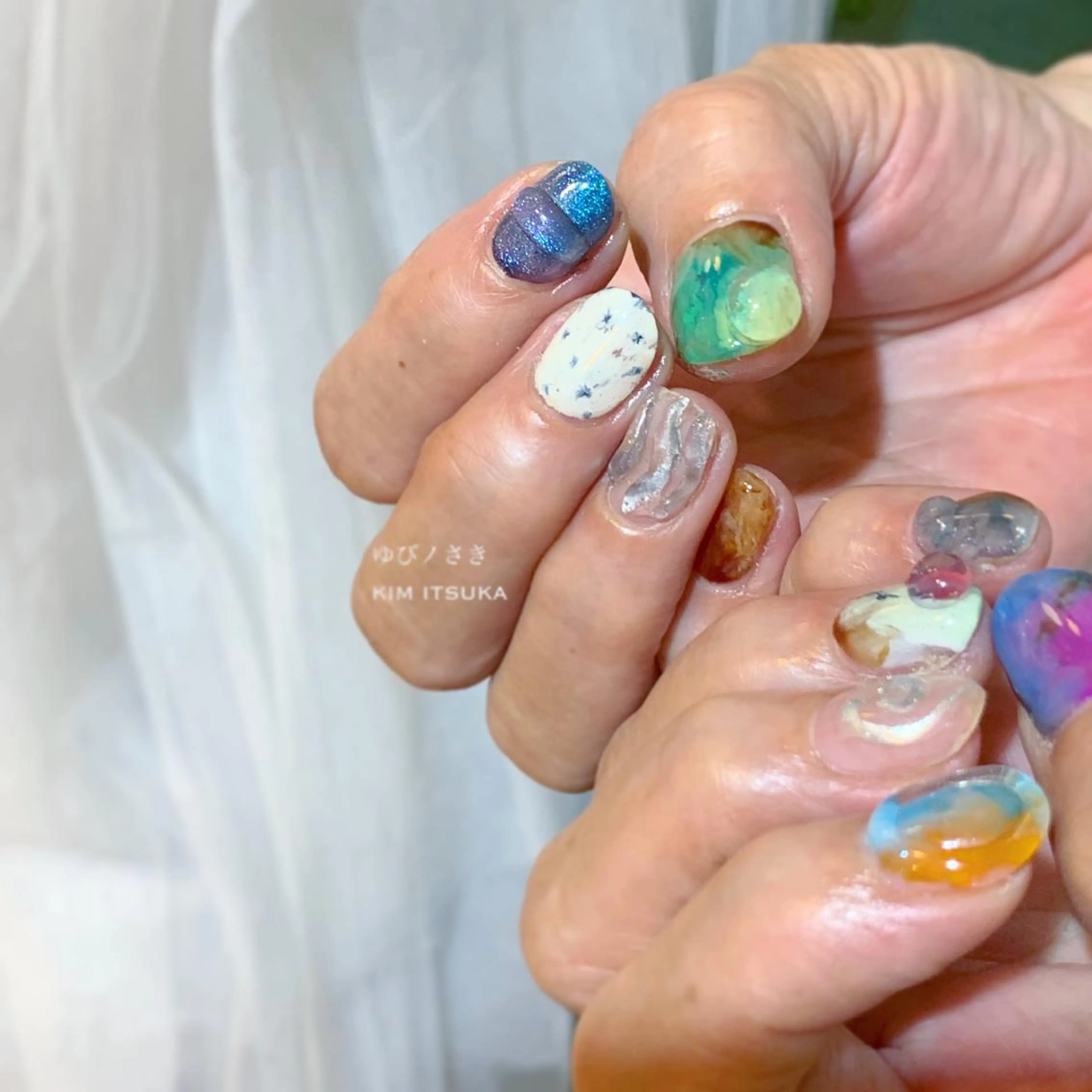 ネイル ゆびノさき茨木店 ニュアンス/アートのネイルデザイン