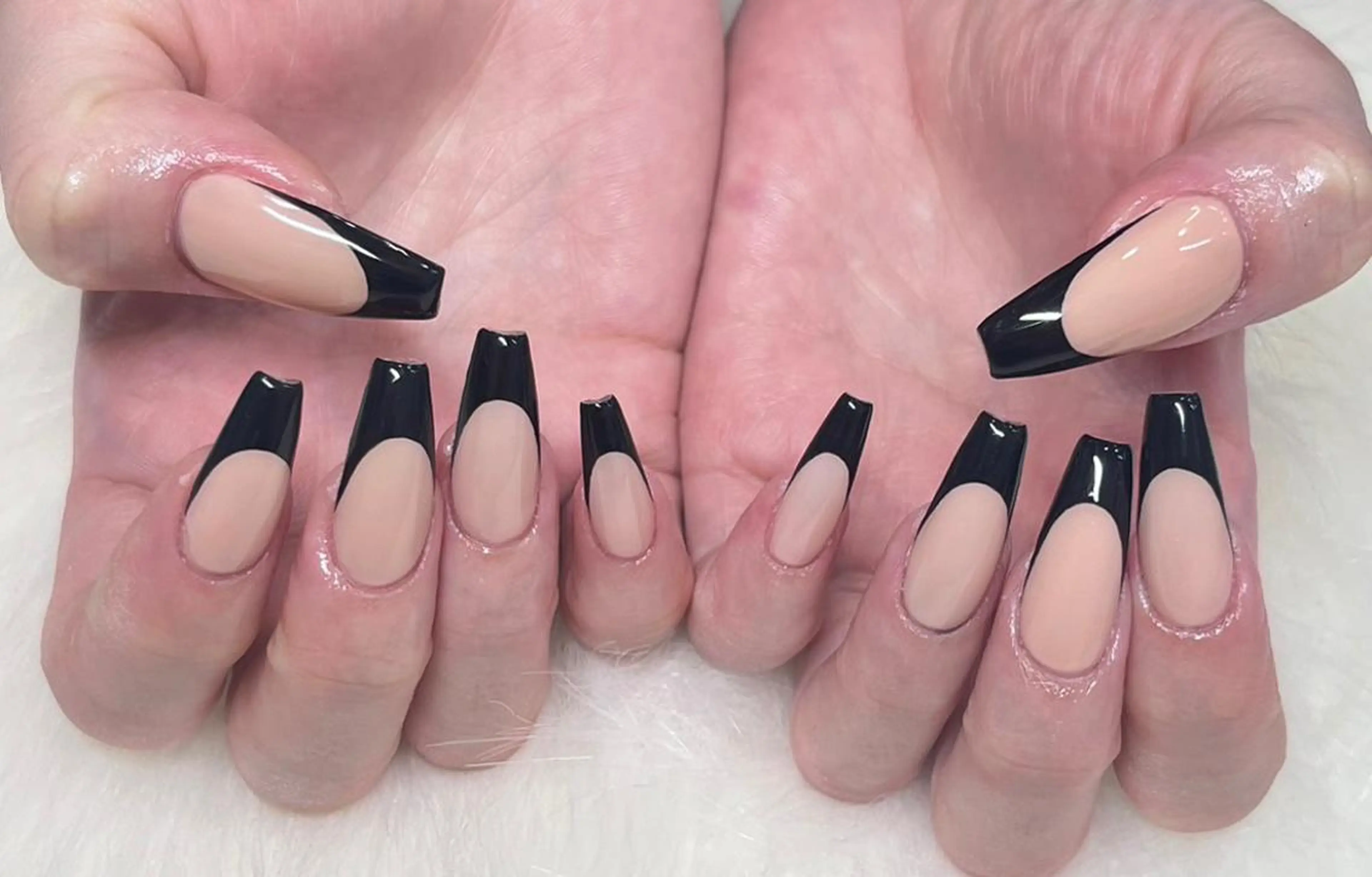 ネイル フレンチネイル スカルプネイル NAILSGOGO shibuyaのネイルデザイン