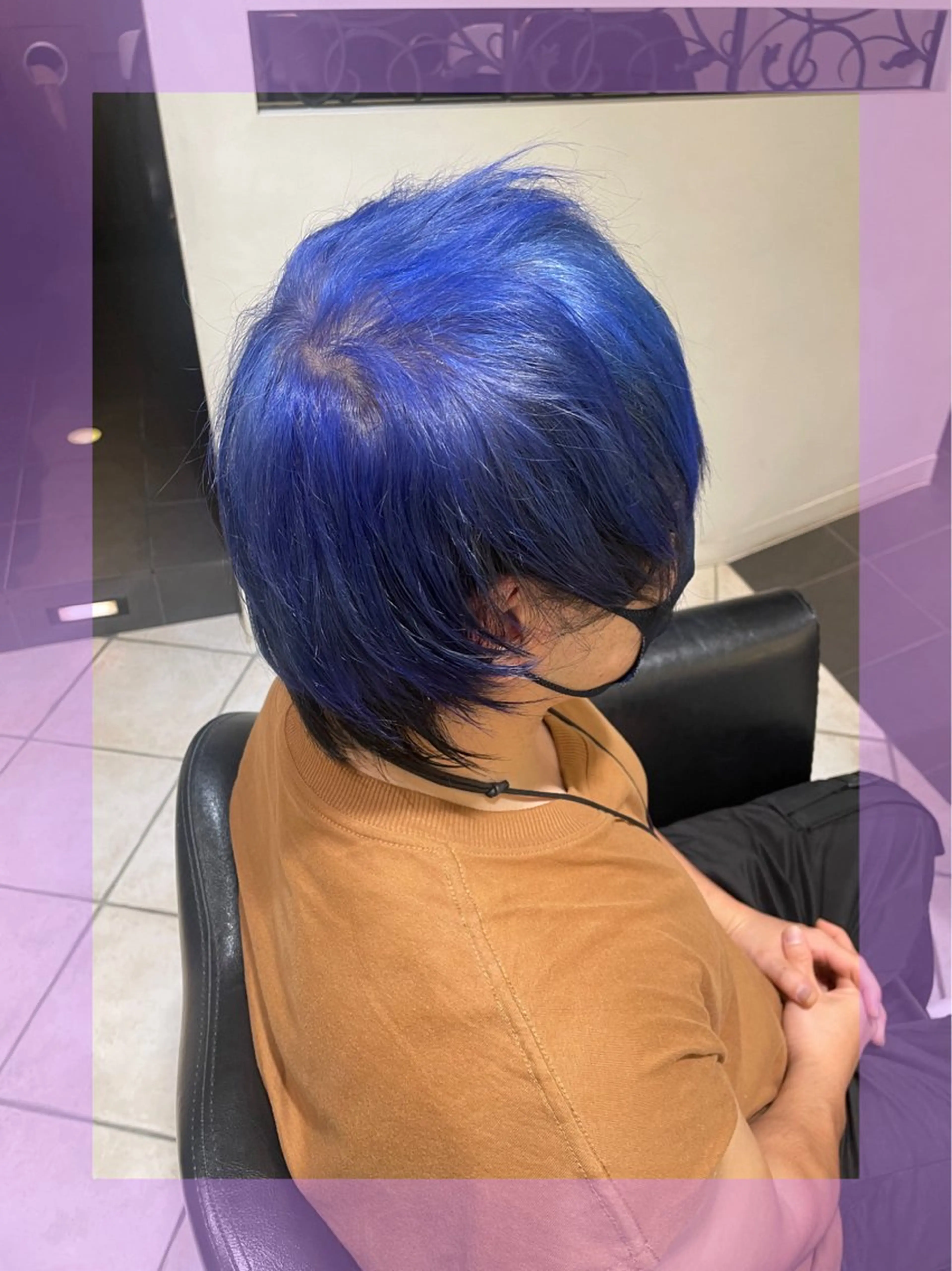 ショート カラー ヘアアレンジ メンズ ヘアカラー 🦄ブリーチ💜エク ステ💜MIU🦄のヘアスタイル
