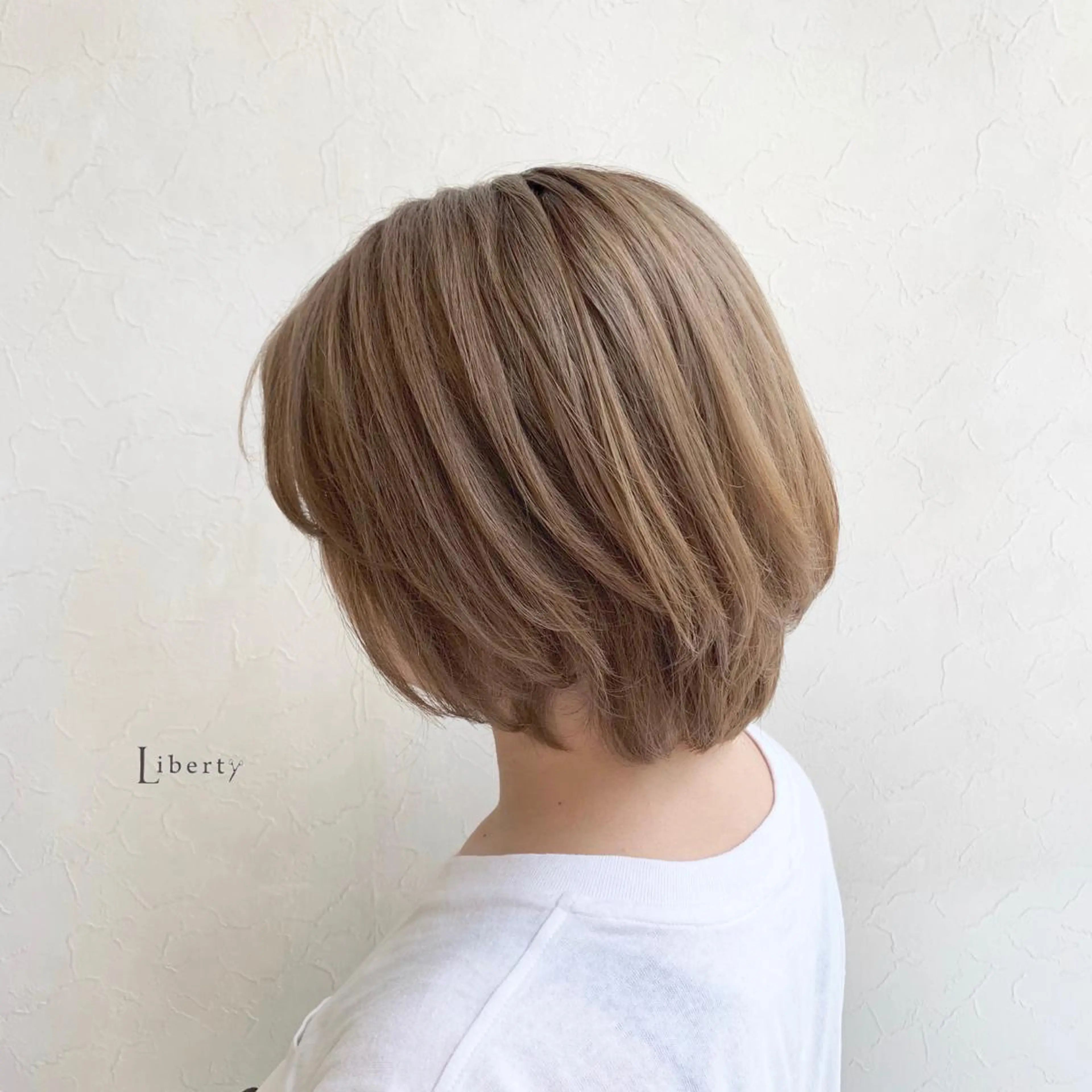ショート カラー ショートヘア ヘアカラー トリートメント Liberty 店長 TAJIMAのヘアスタイル
