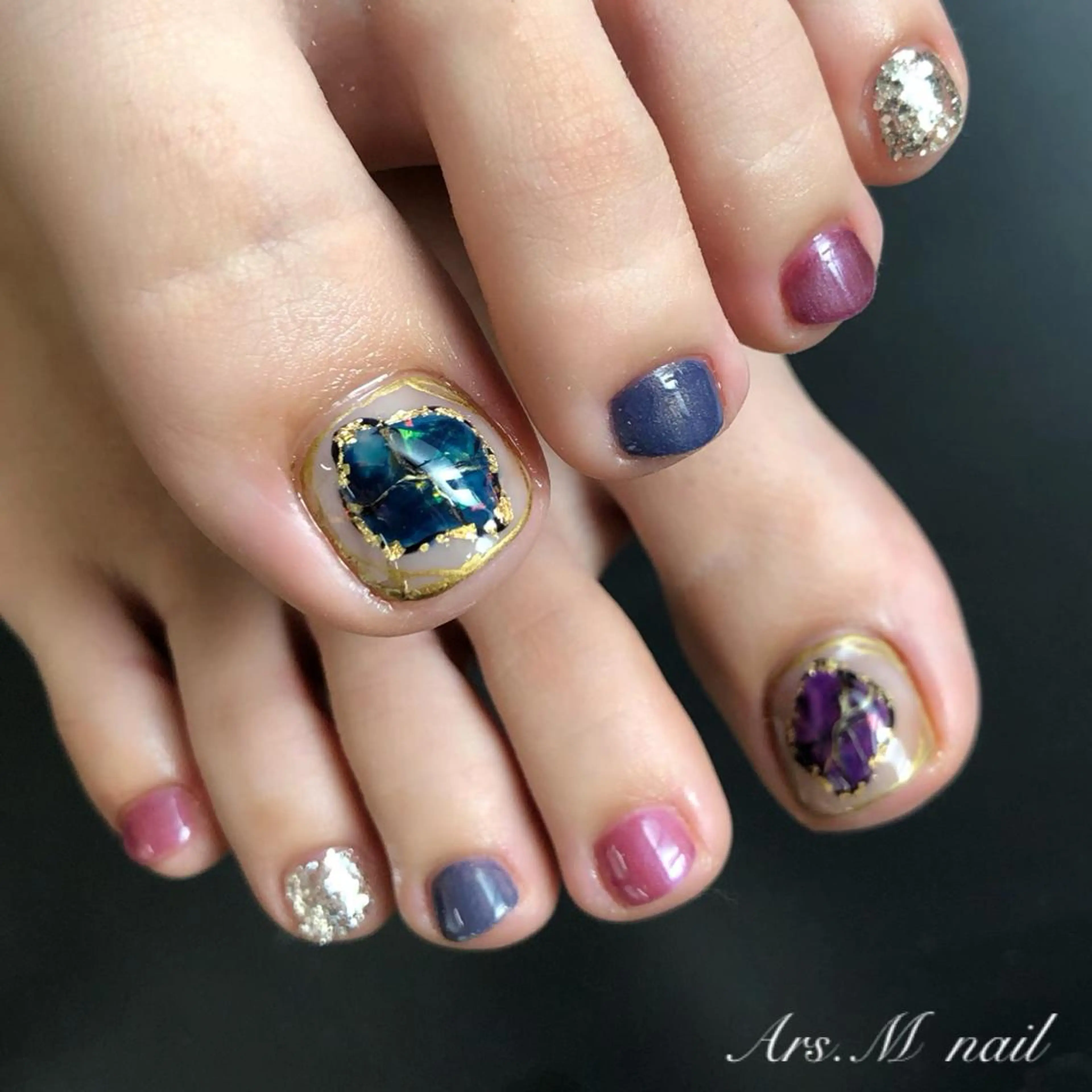 ネイル フットネイル アルス.エム所属・Ars.M nailのネイルデザイン