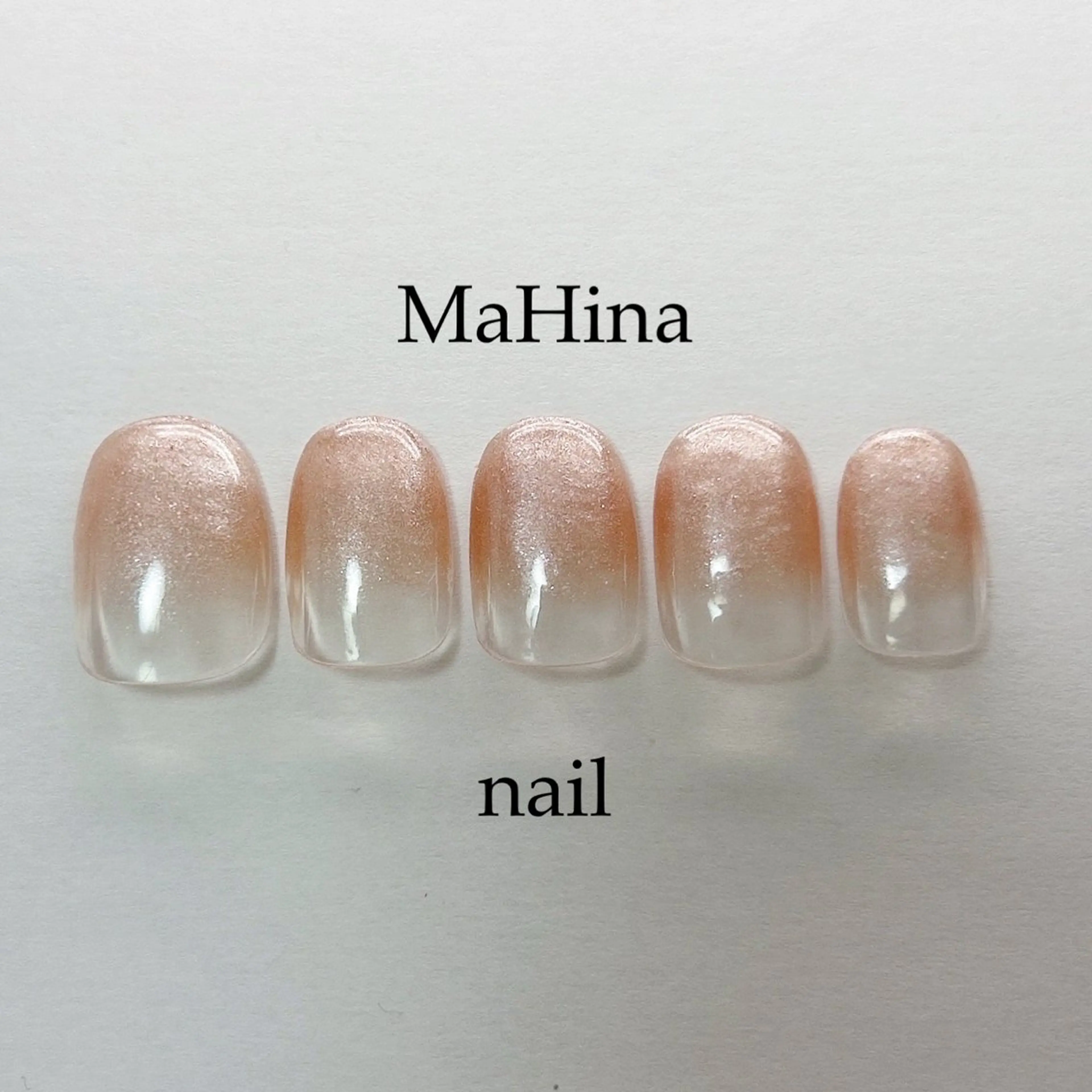 ネイル クリアネイル フットネイル ジェルネイル グラデーション シンプルネイル ハンドネイル MaHina🌙 salonのネイルデザイン