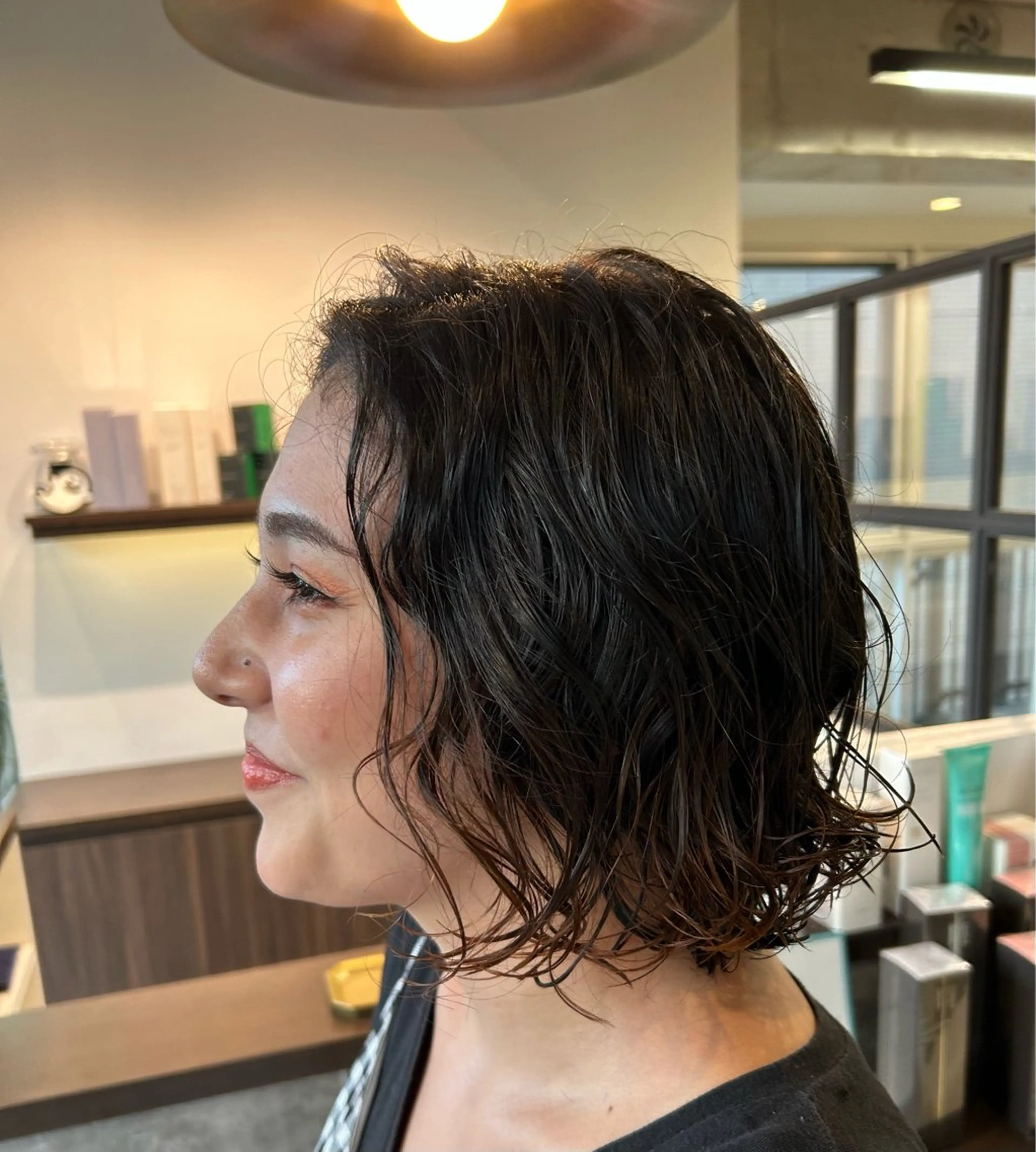 ショート パーマ トリートメント カット パーマ 髪質改善/縮毛矯正/ 透明感カラーYUMAのヘアスタイル