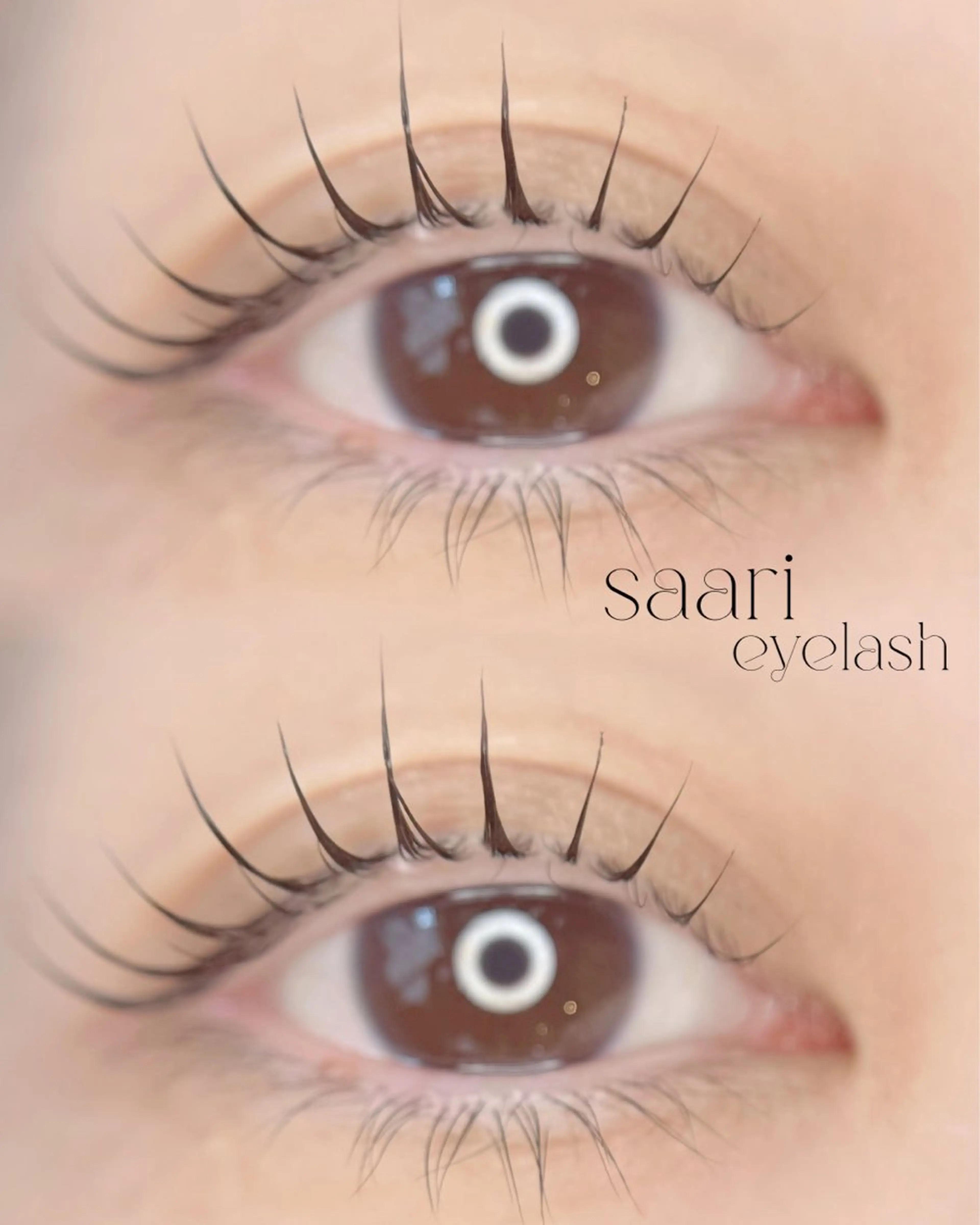 マツエク・マツパ マツパ saari eye lash staffのマツエク・マツパデザイン