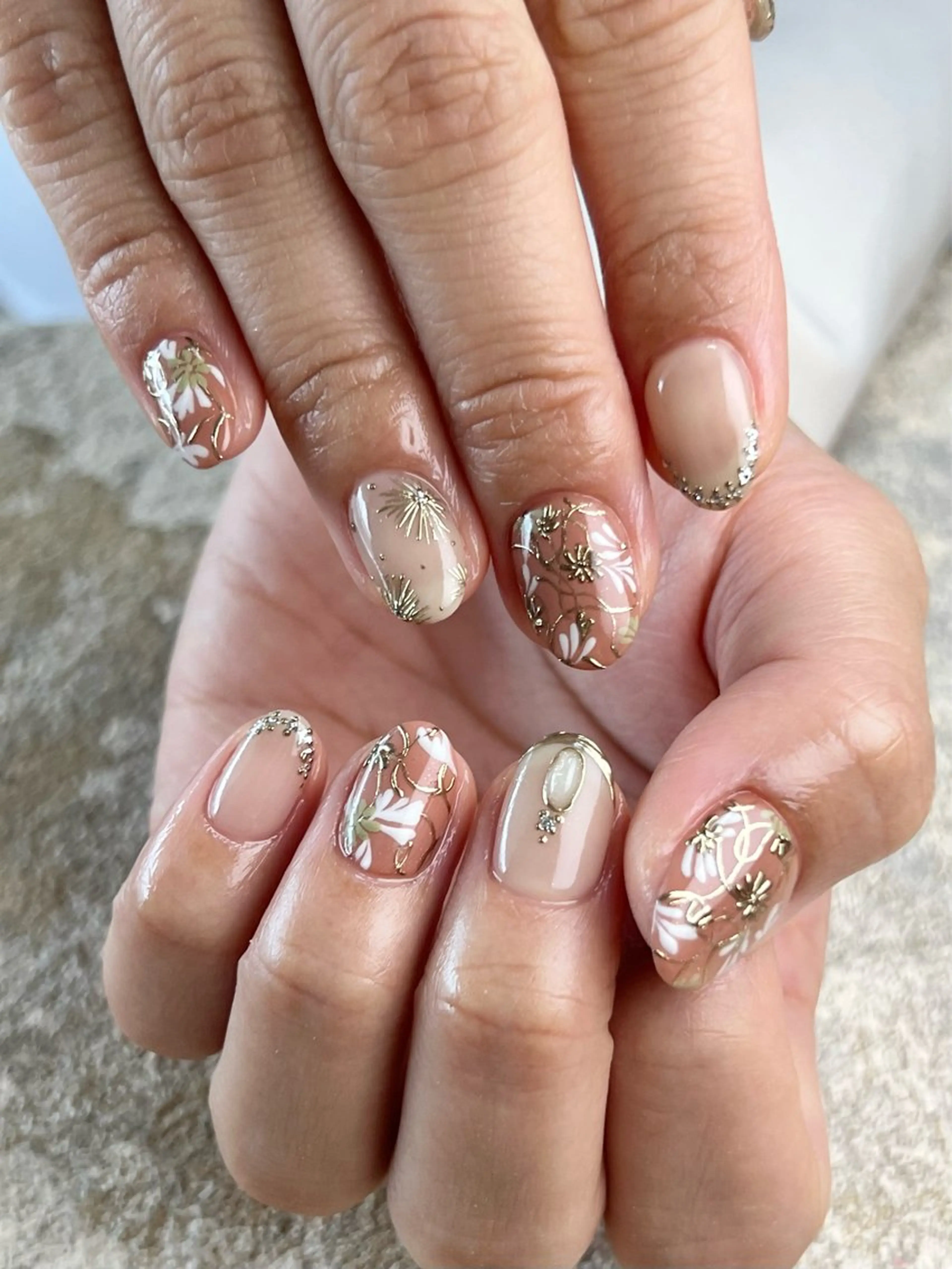 ネイル ハンドネイル フットネイル AURA nailartのネイルデザイン