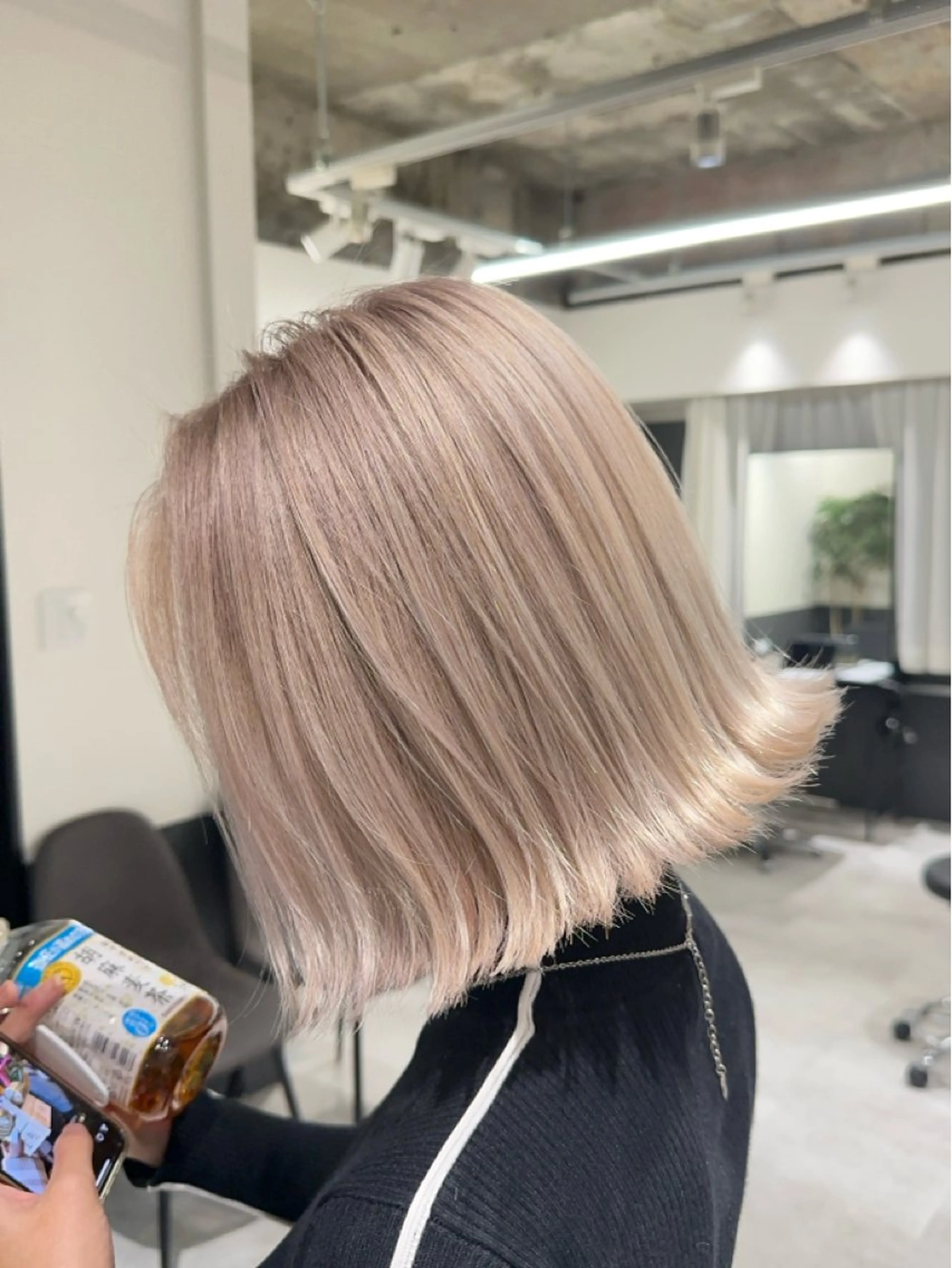 カラー ciera. アオイのヘアスタイル