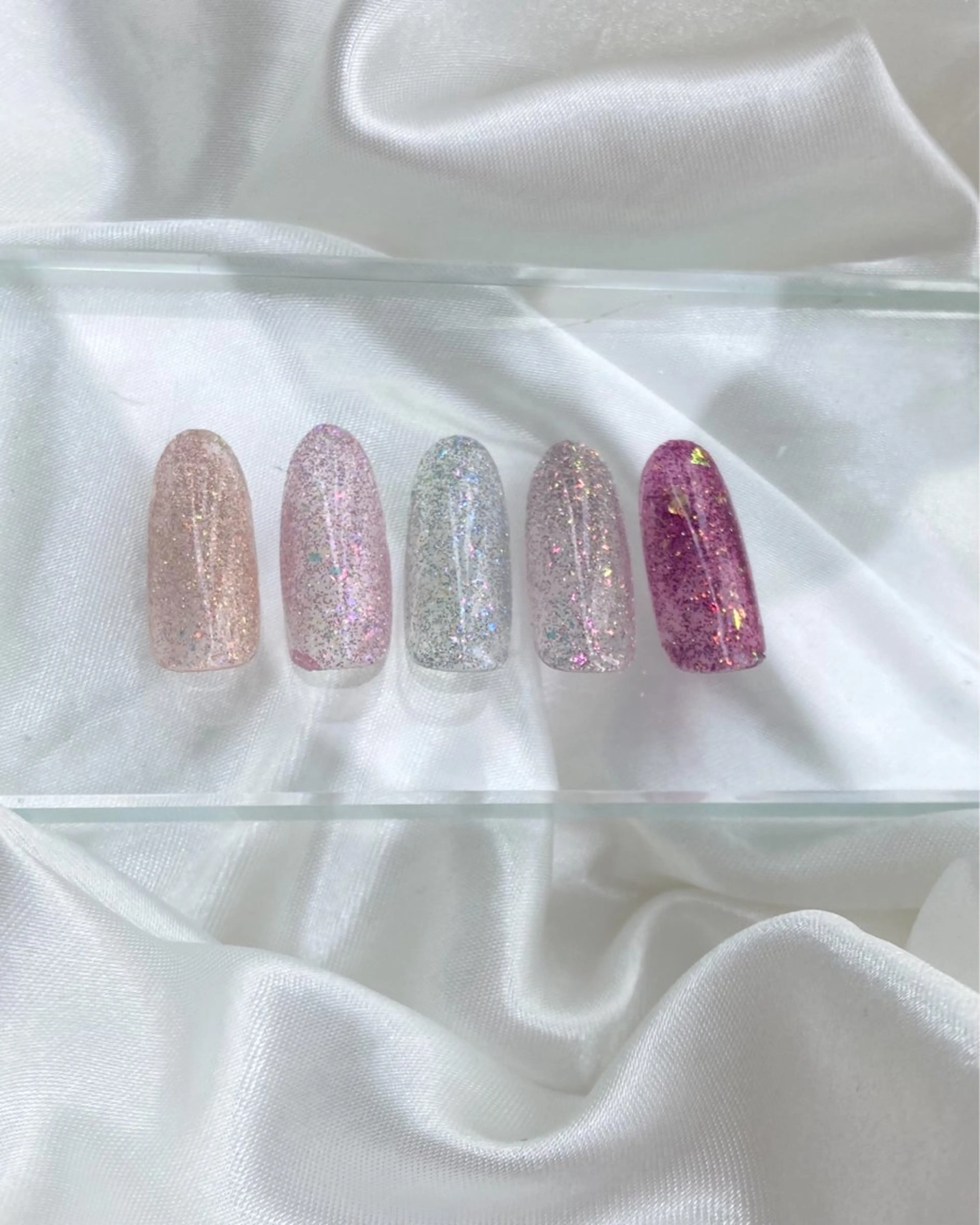 ネイル フラッシュネイル ジェルネイル ワンカラーネイル nail salon neige所属・ジェムネイル Risa.のネイルデザイン