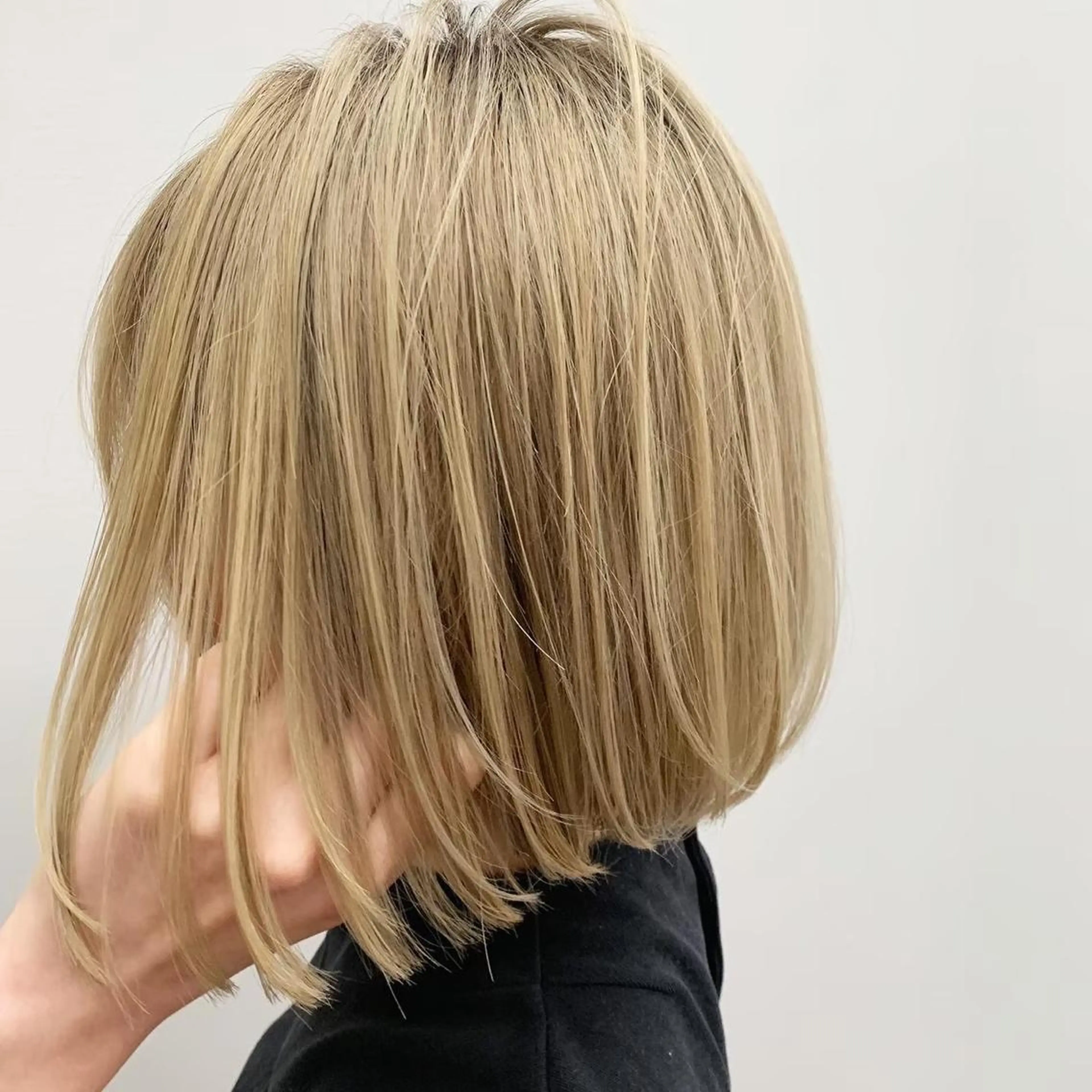 ショート カラー 京都レイヤーカット/ 縮毛矯正/羽柴りくのマツエク・マツパデザイン