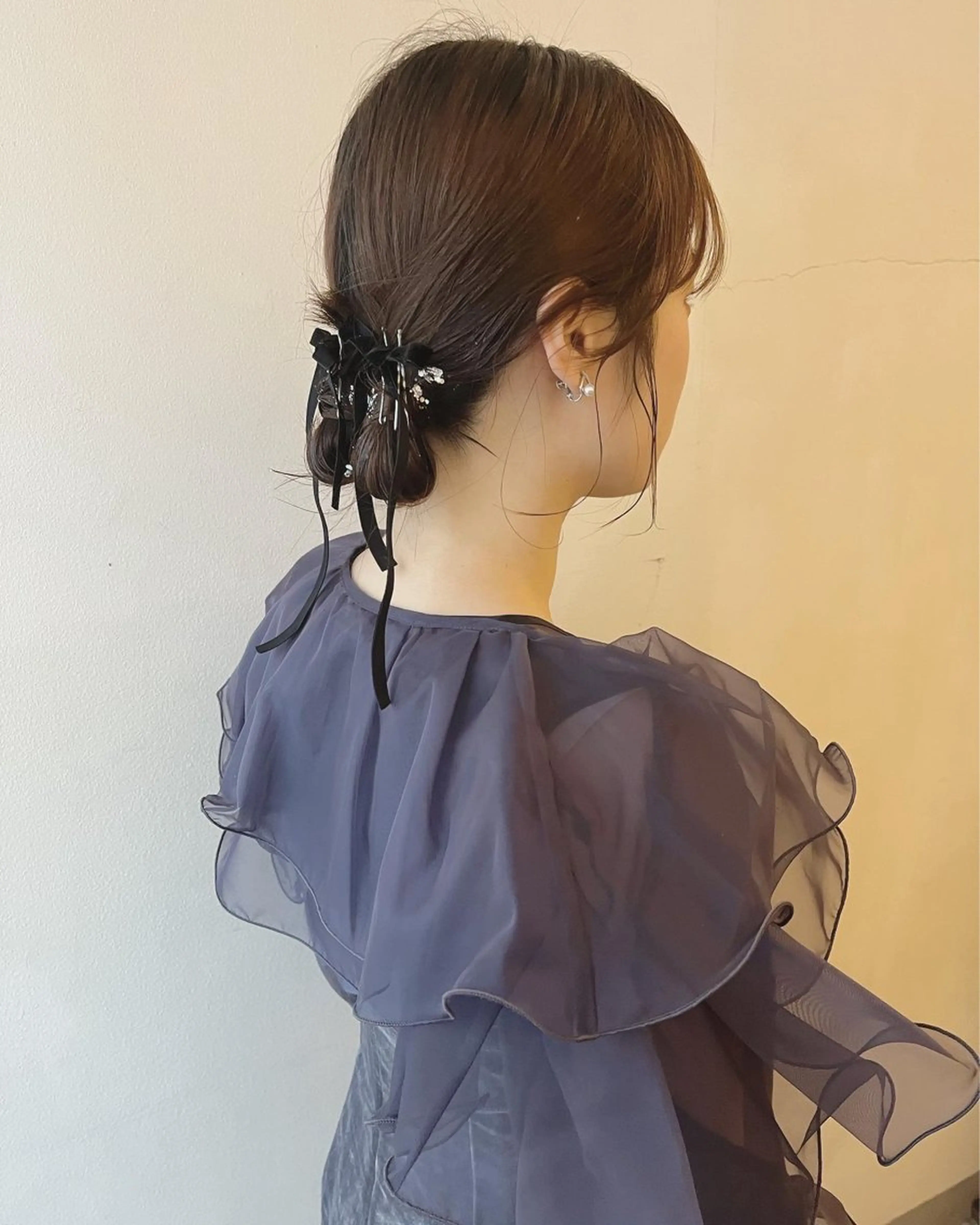 ミディアム ヘアアレンジ ヘアセット ⭐️ アユミ⭐️のヘアスタイル