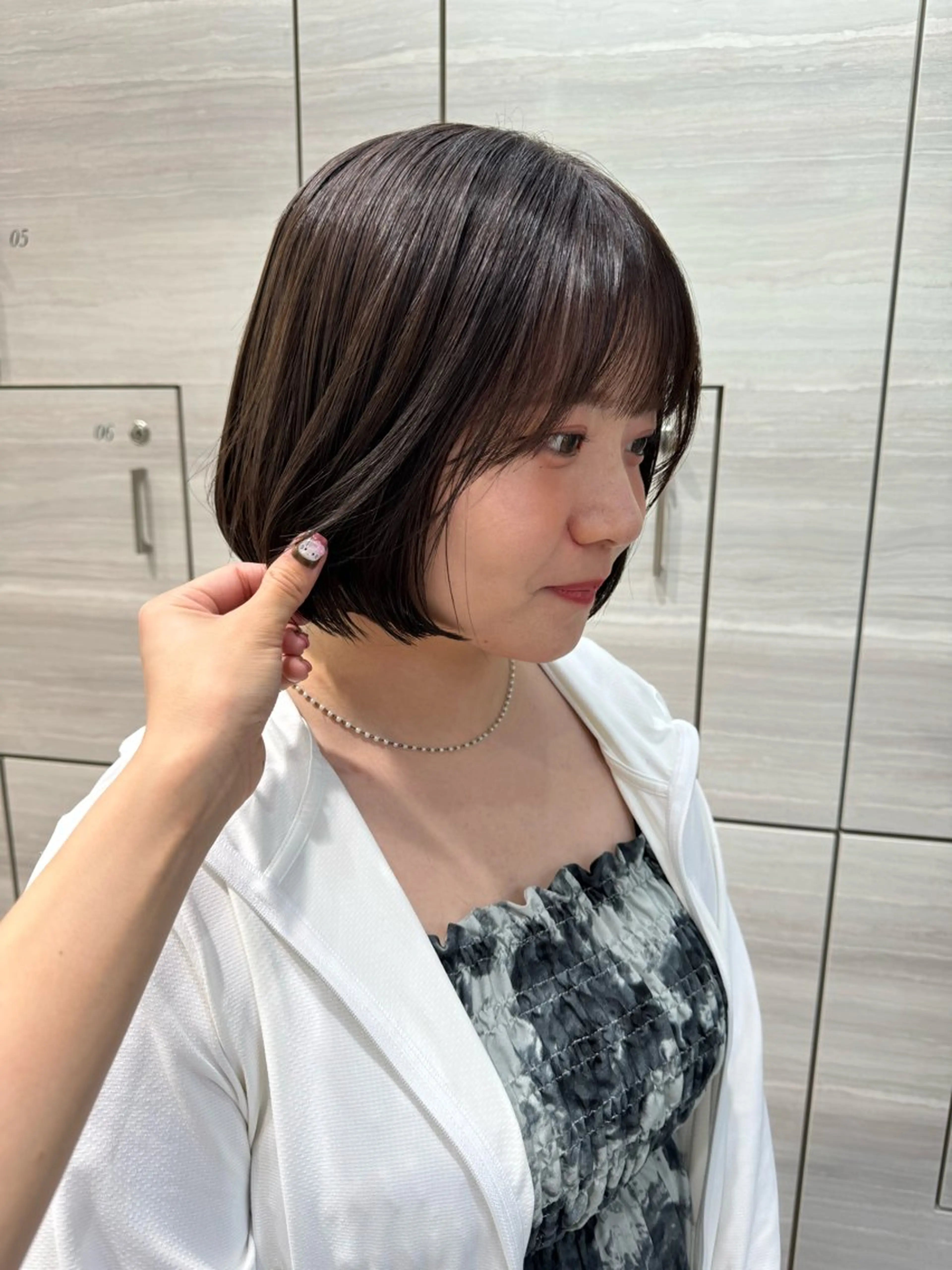 ショート ボブ 🍈yurina パーマ🍈のヘアスタイル