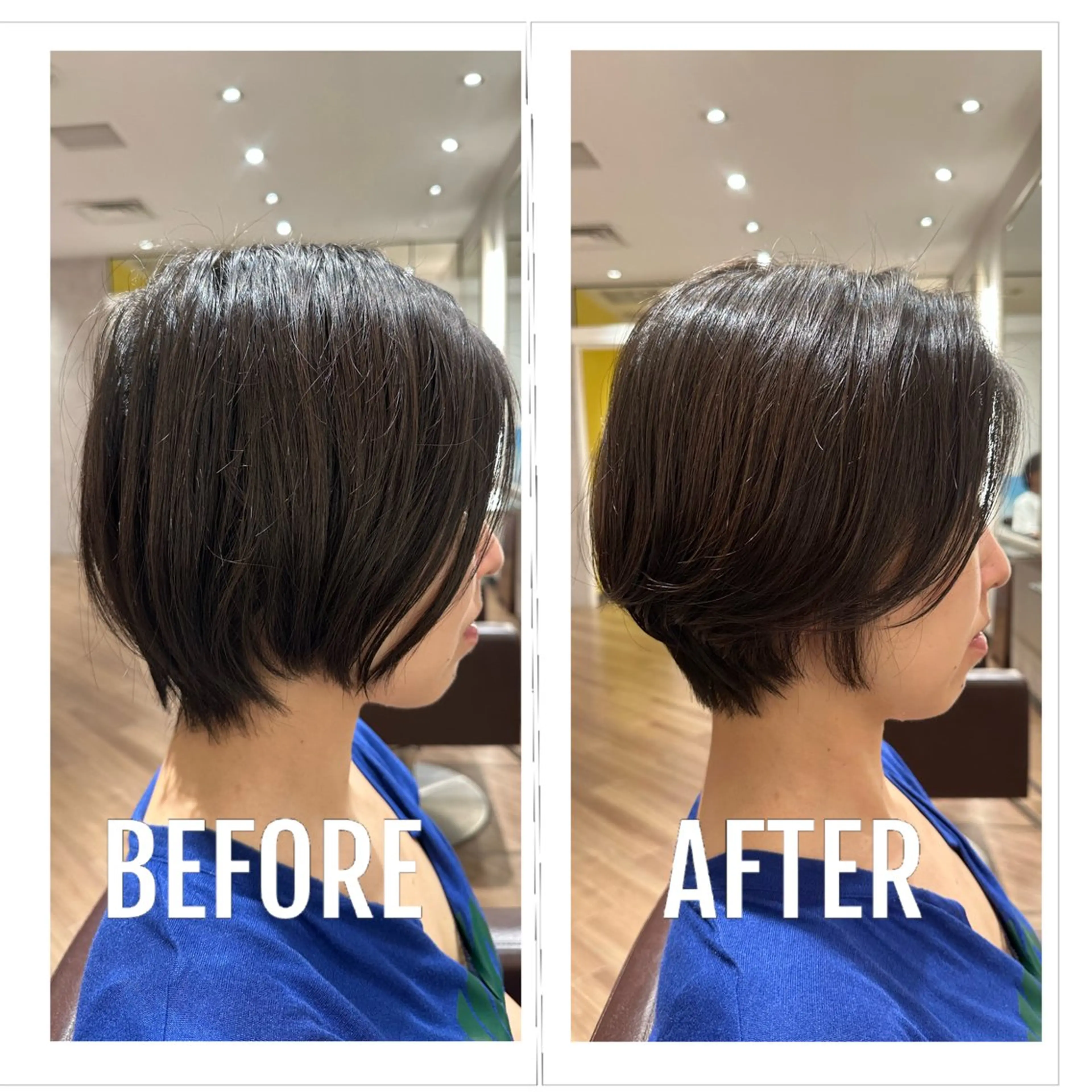 ショート ボブ カット ごとう さなのヘアスタイル