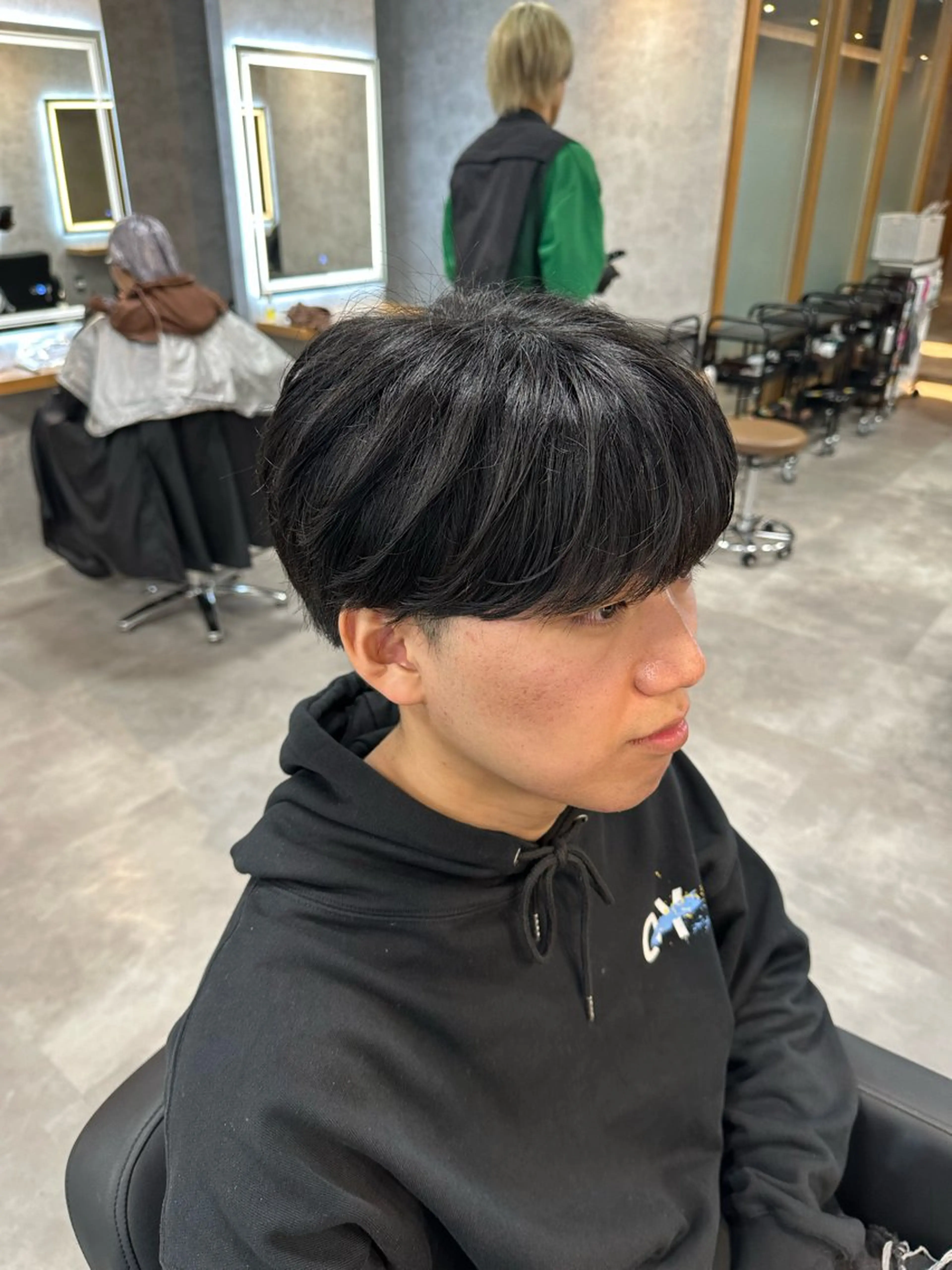 パーマ メンズ マッシュ シースルーマッシュ 札幌メンズヘア指名 No.1光👑👑のヘアスタイル