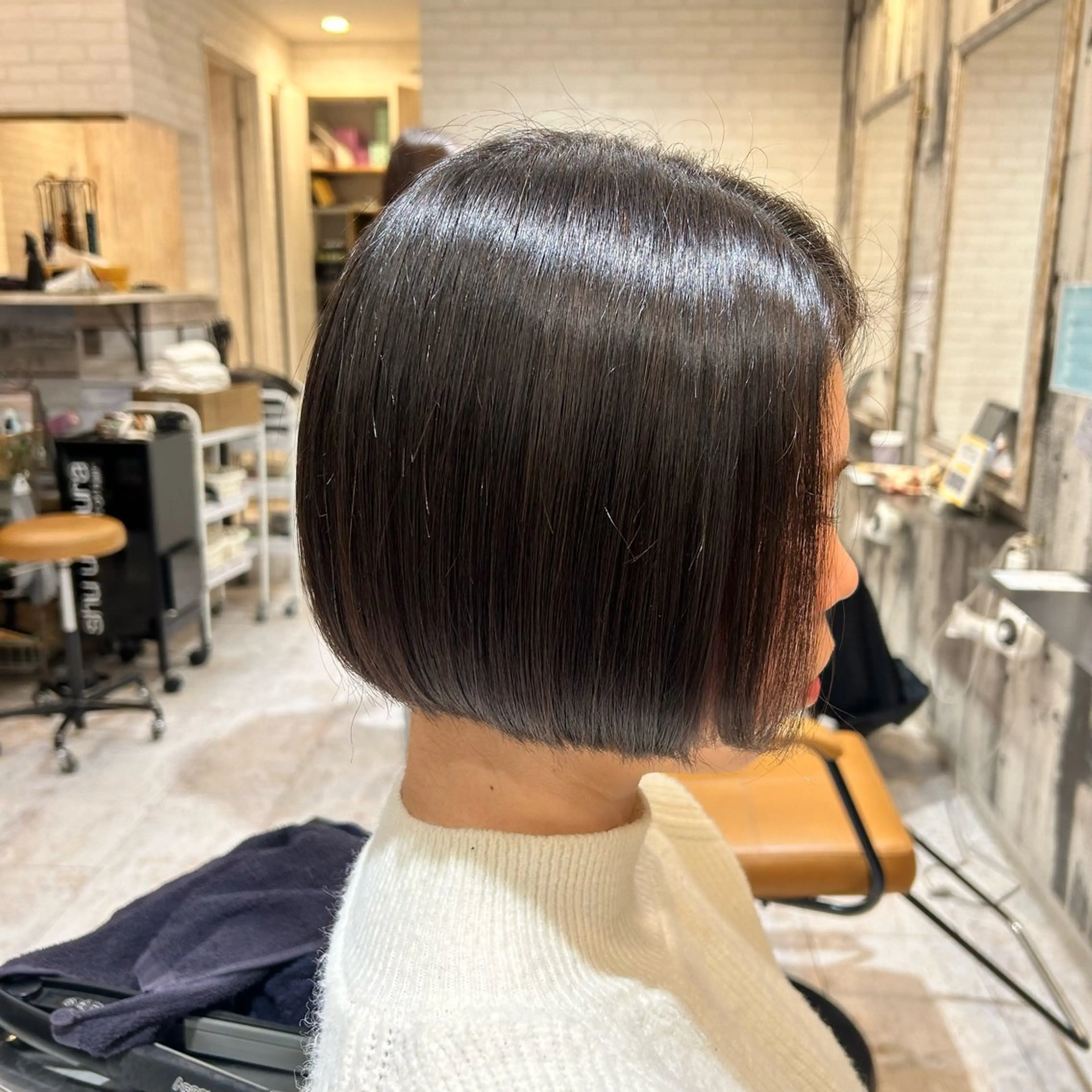 ショート ボブ OfHAIR自由が丘WEST店所属・🪐ほそだ ひとみ🪐のマツエク・マツパデザイン