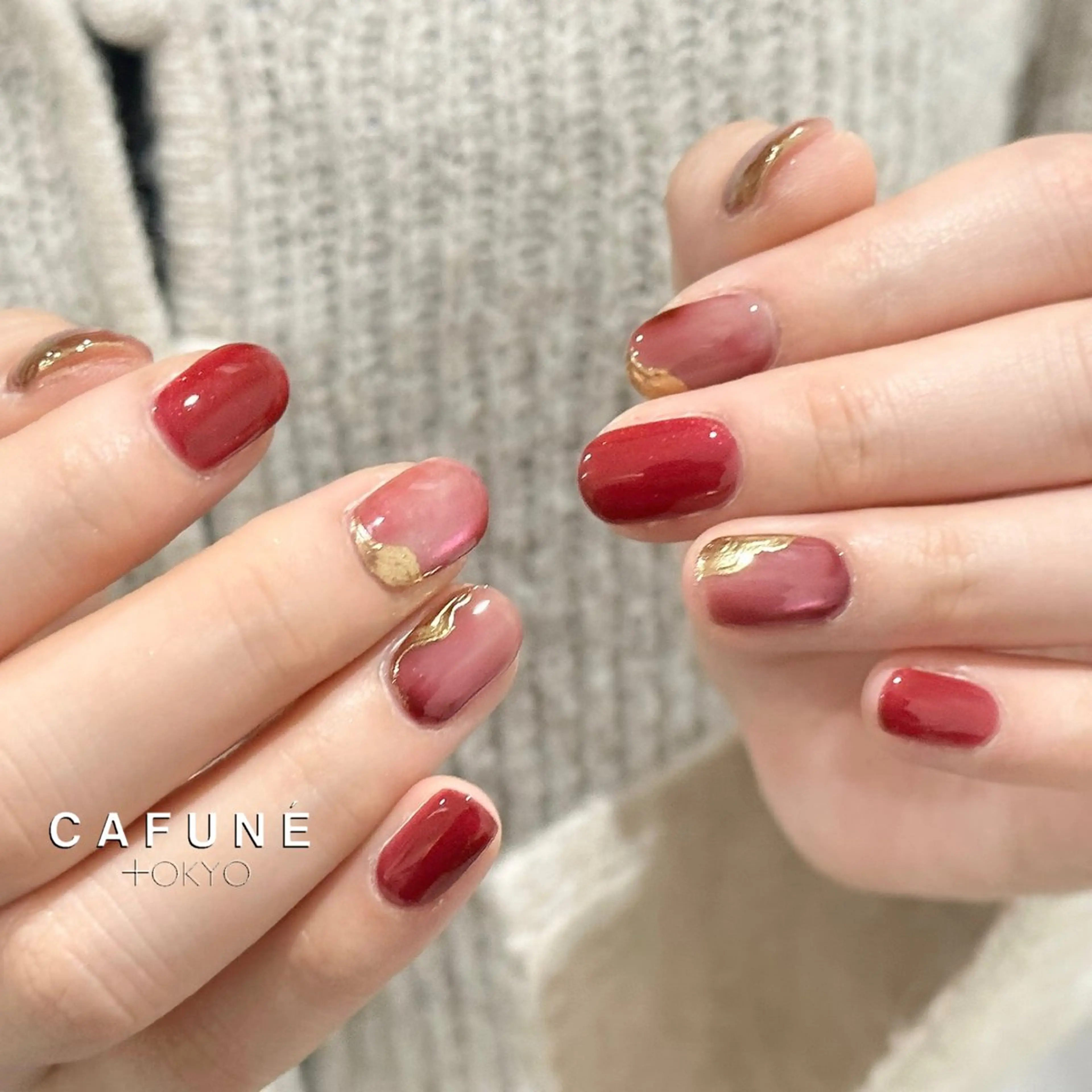 ネイル ハンドネイル CAFUNÉ tokyo所属・☾ ໋CAFUNE yuki︎︎𓂃⟡のネイルデザイン