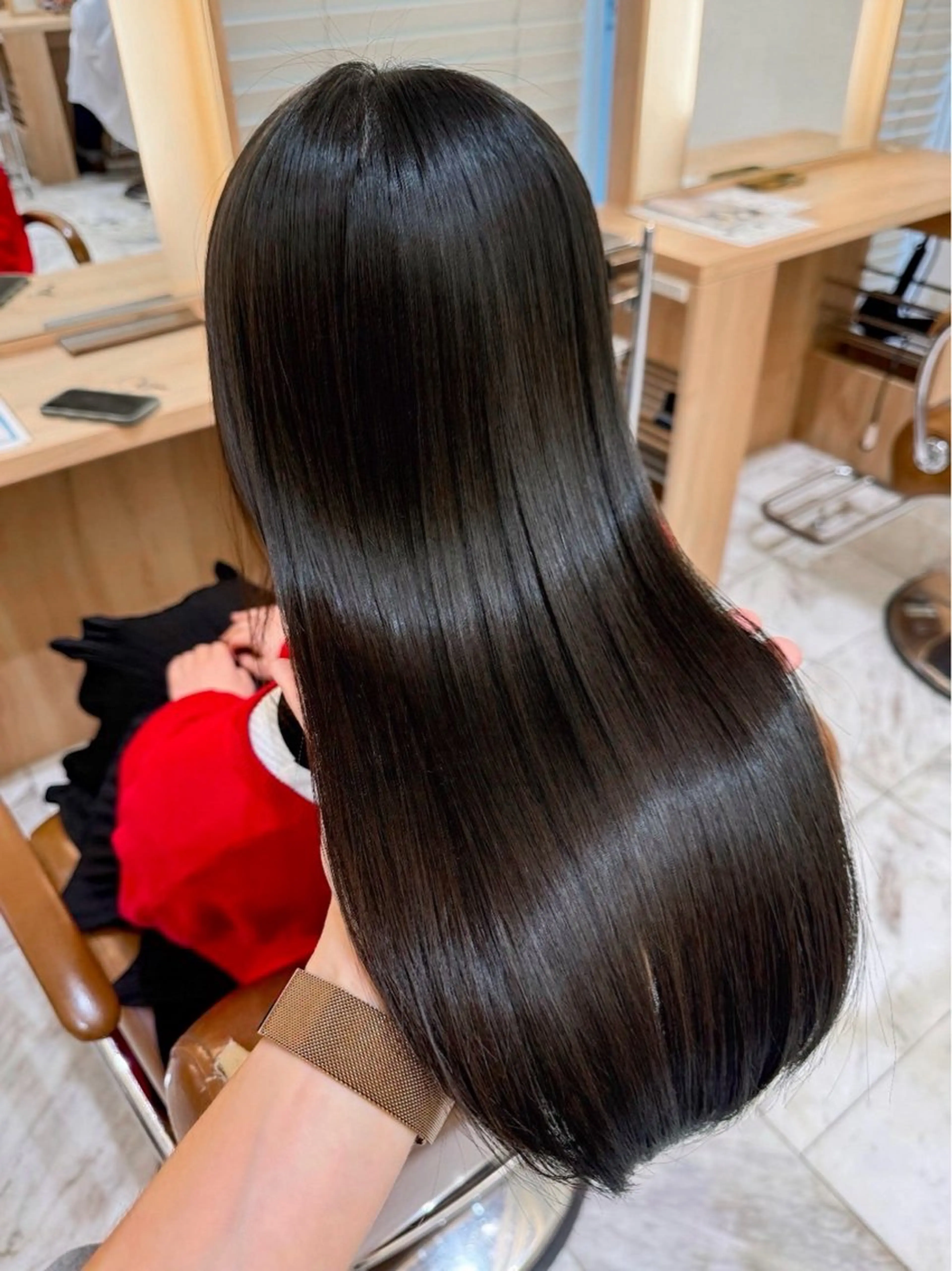 ロング 縮毛矯正 トリートメント ATENA所属・撮影モデル様募集 直樹のヘアスタイル