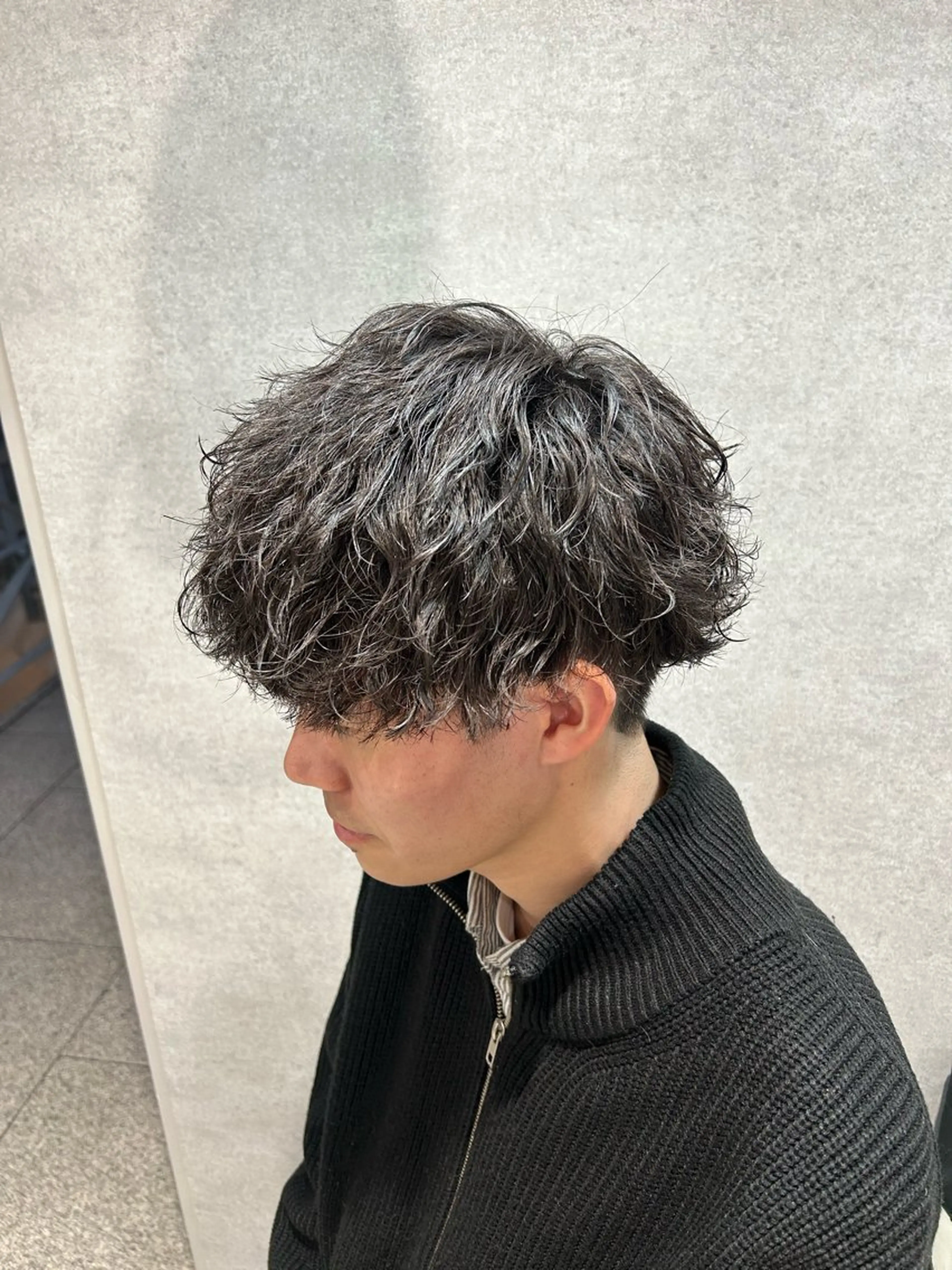 ショート パーマ メンズ メンズパーマ ツイストスパイラルパーマ スパイラルパーマ トレンド🔥メンズ 特化⚡️網野裕希のヘアスタイル